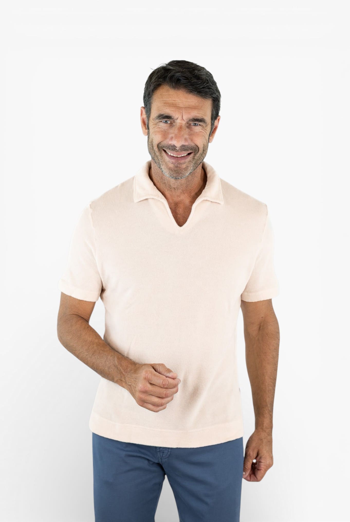 FEDELI Polo Skipper Spugna "Peter" Cipria