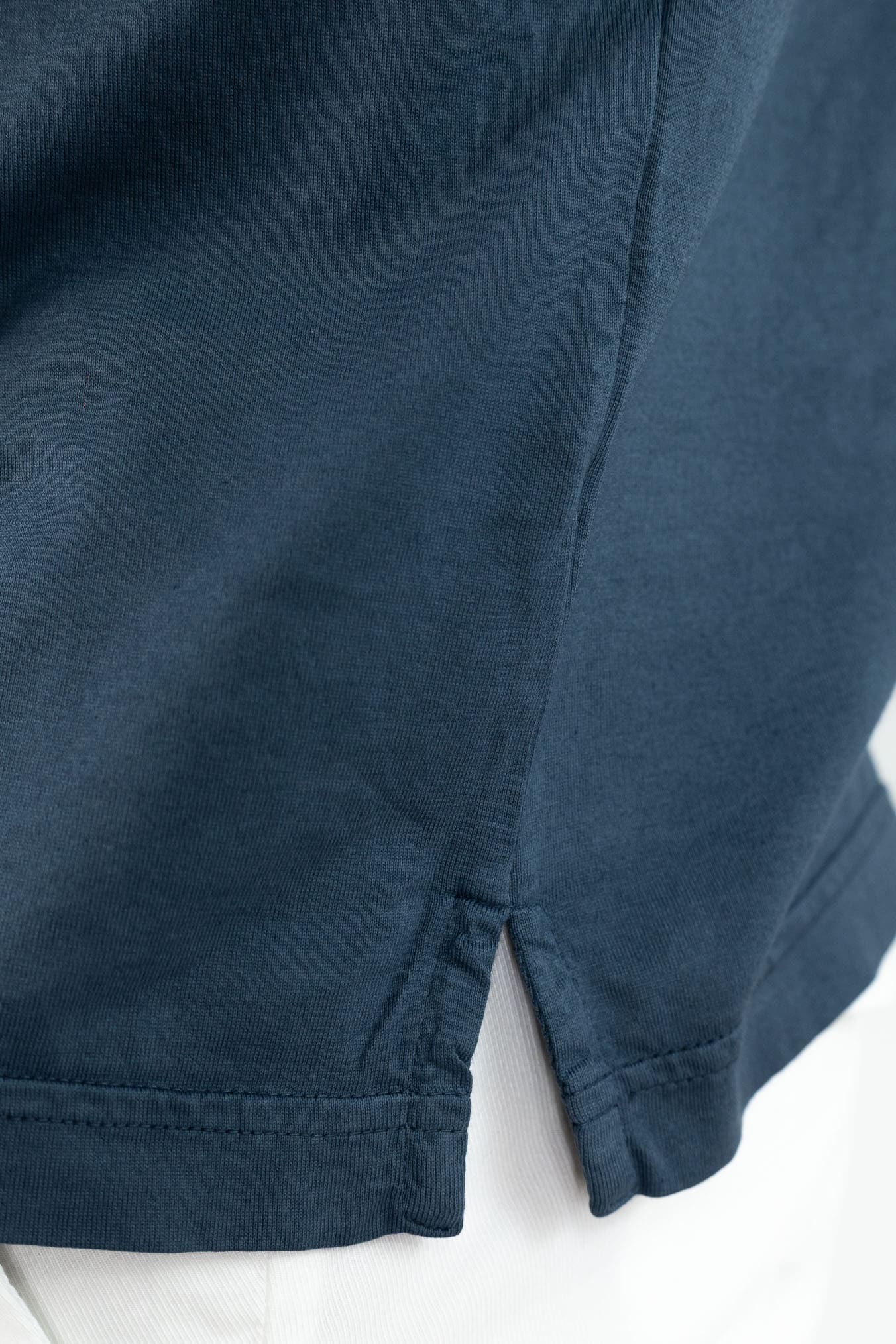 FEDELI Polo "Zero" Jersey Cotone Blu Petrolio