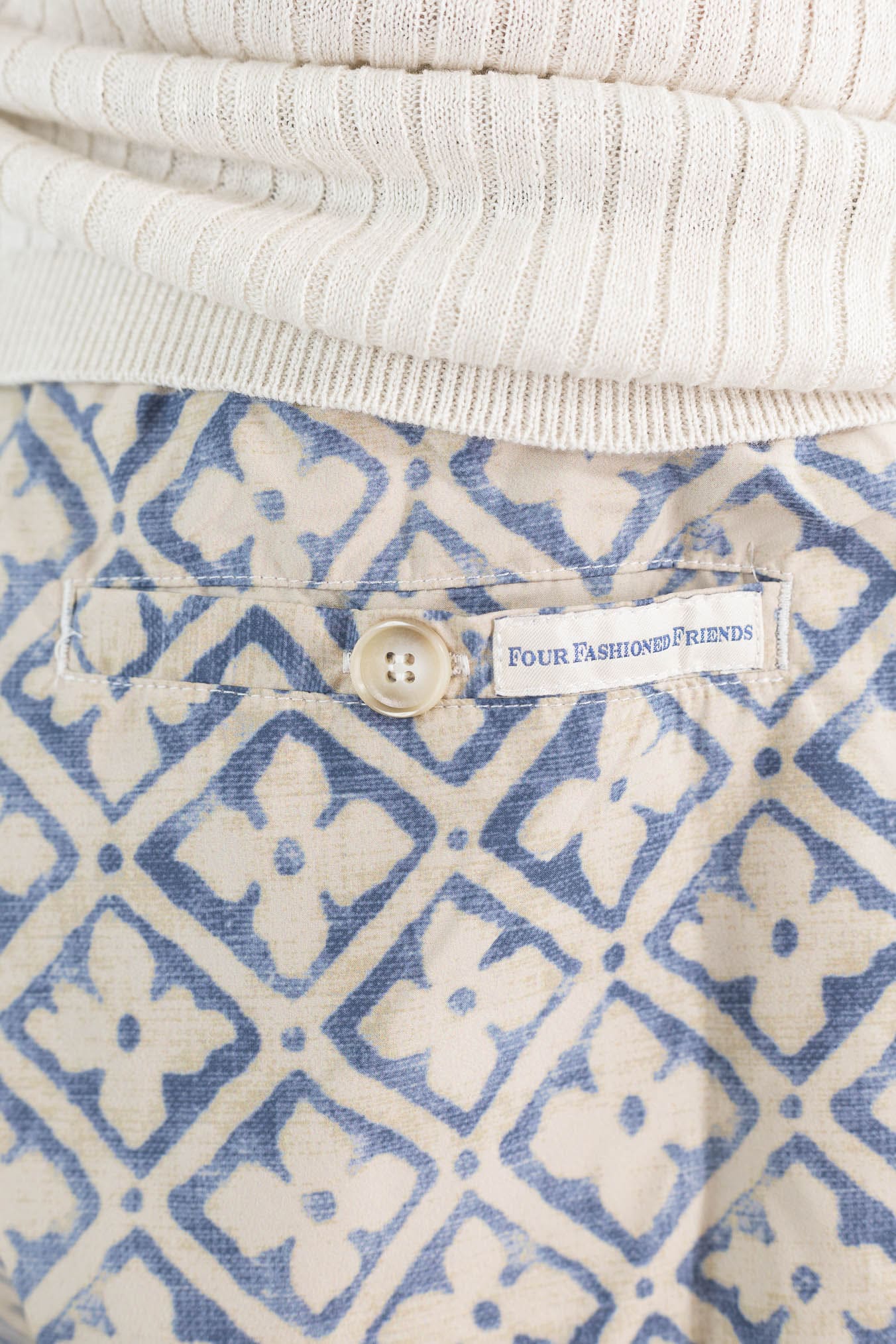 FFF Costume Mare Fantasia Bianco/Blu