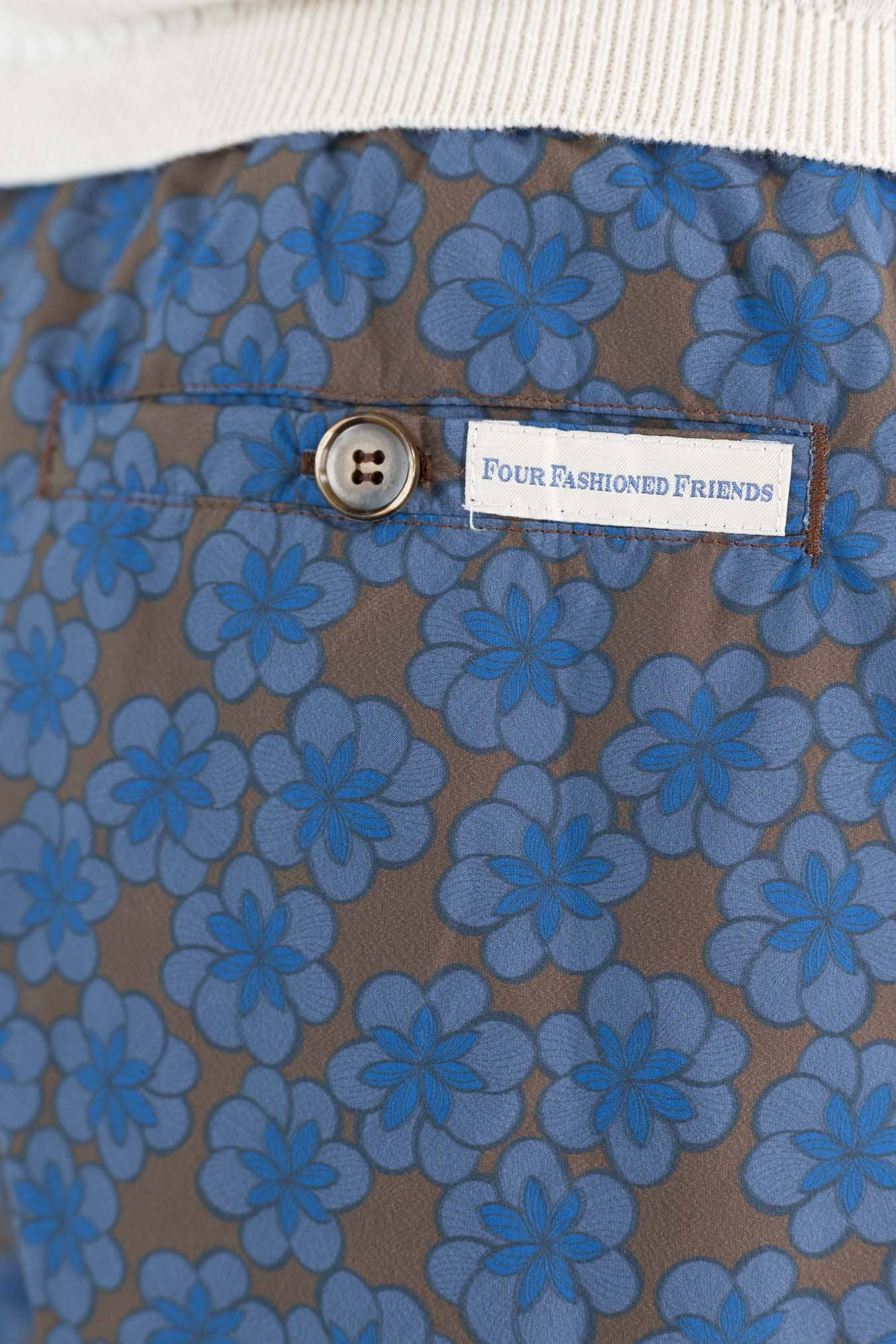 FFF Costume Mare Fantasia Marrone/Blu