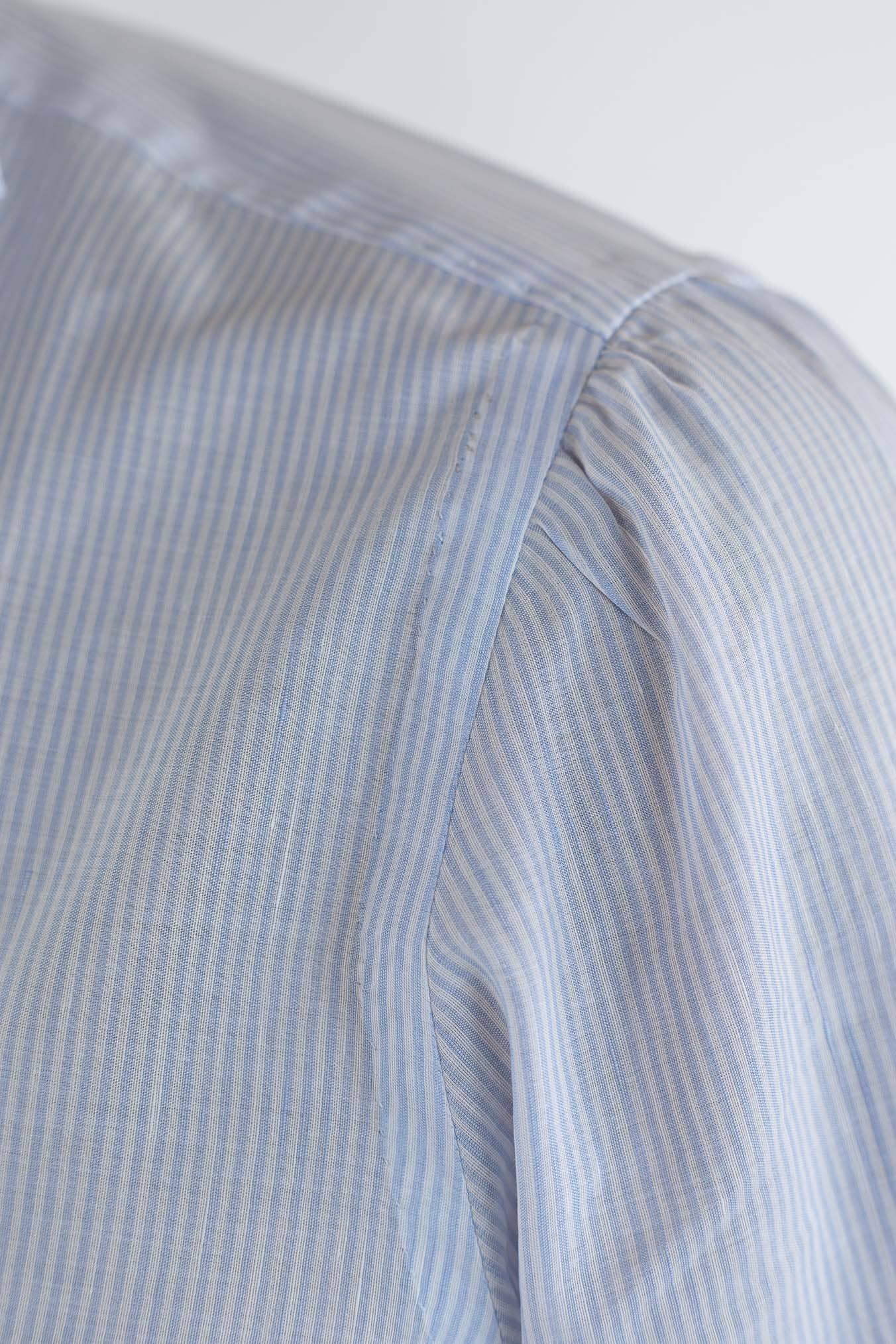 FINAMORE Camicia Napoli Tessuto Riva Righe Azzurre