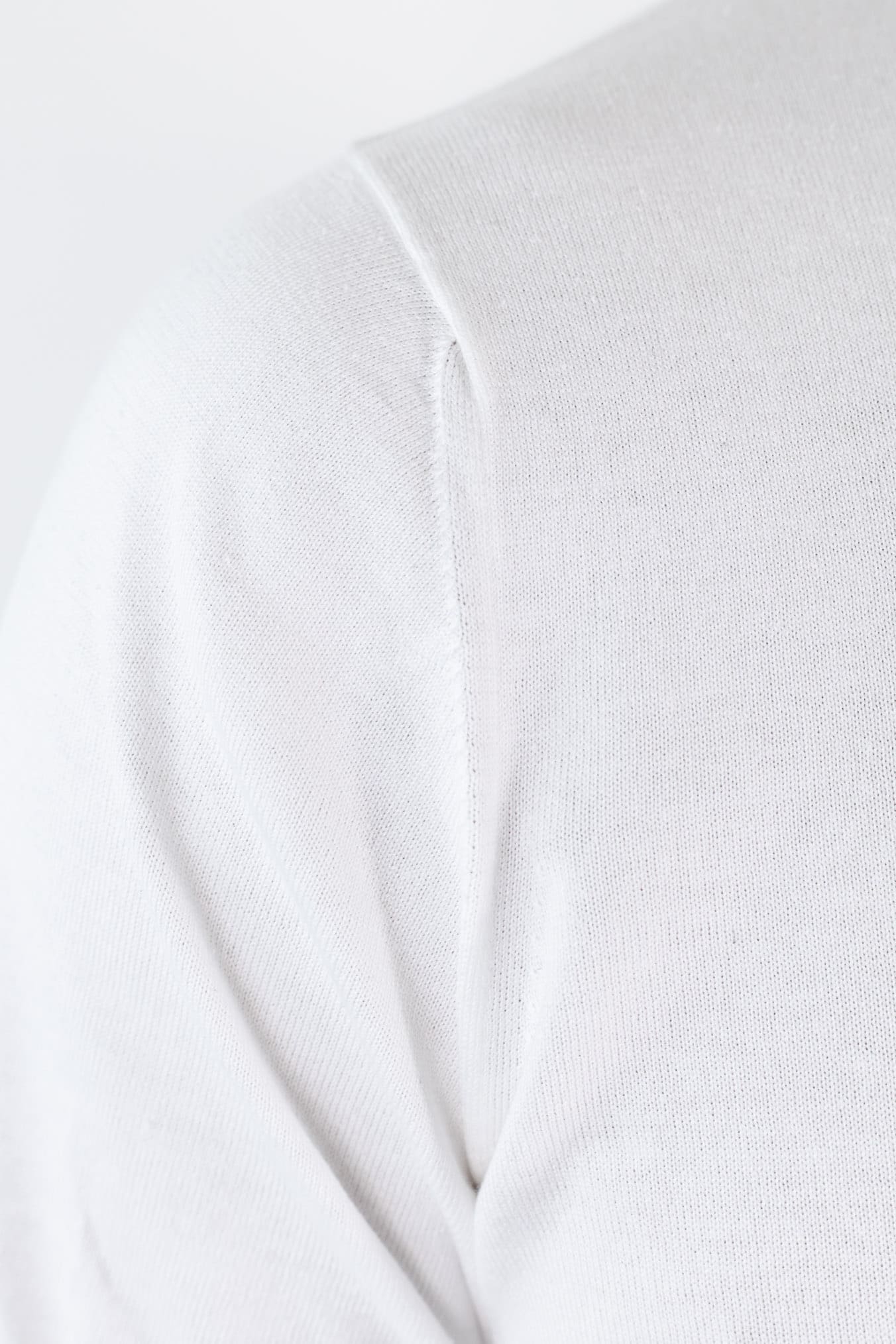 FIORONI Polo Skipper Collo Calciatore Bianco
