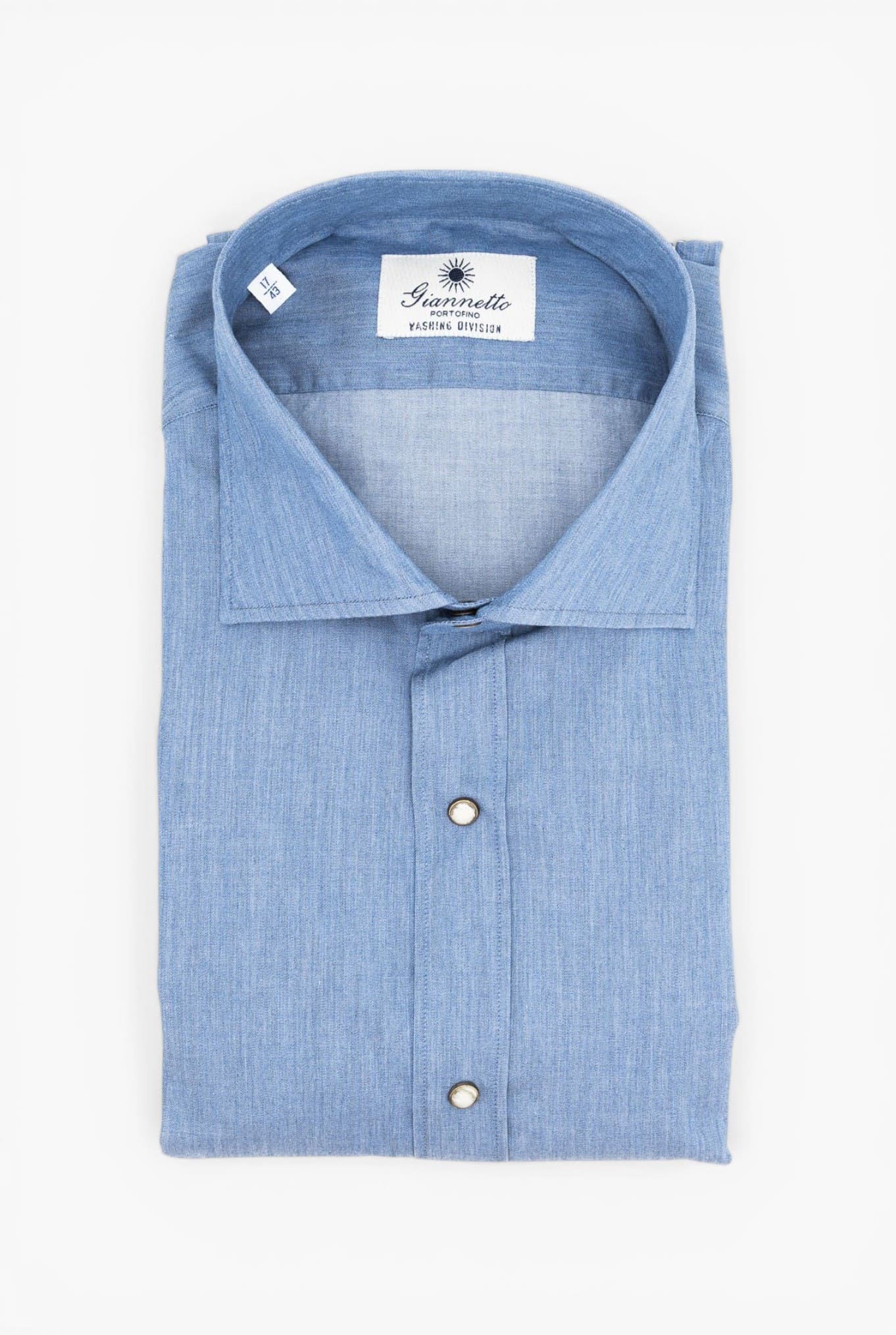 Giannetto PORTOFINO デニムシャツ SLIM FIT M Giannetto PORTOFINO デニムシャツ SLIM FIT M Giannetto PORTOFINO