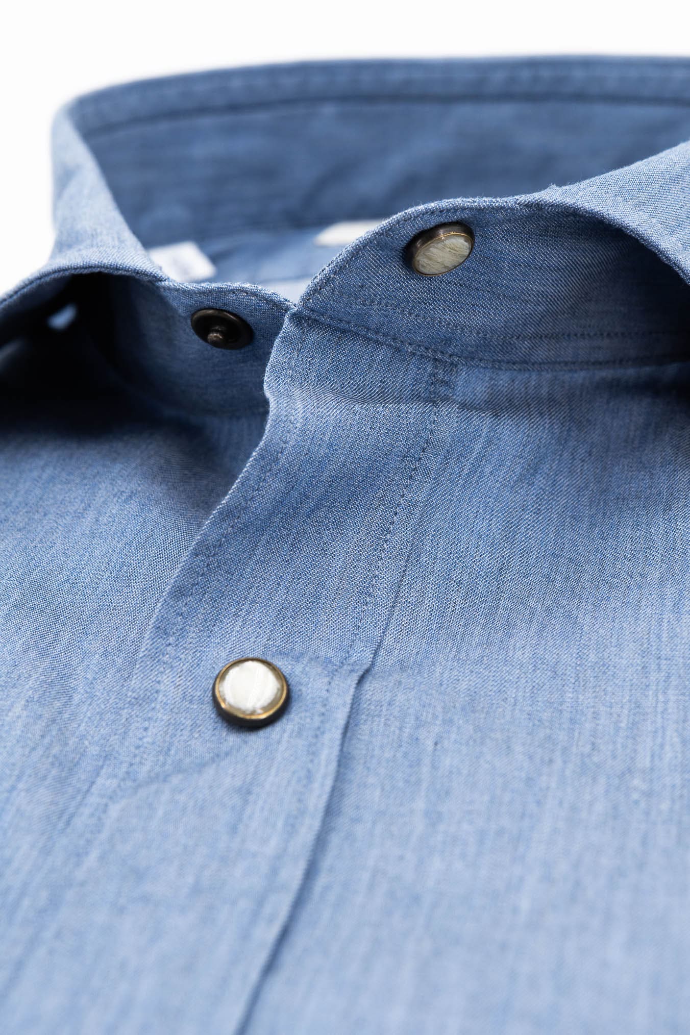 GIANNETTO PORTOFINO Camicia Denim Superlight SLIM FIT