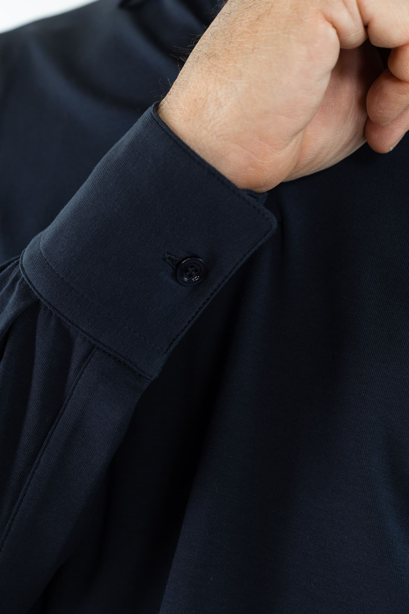 GUARINO Polo Cotone "Ossigeno" Blu Scuro