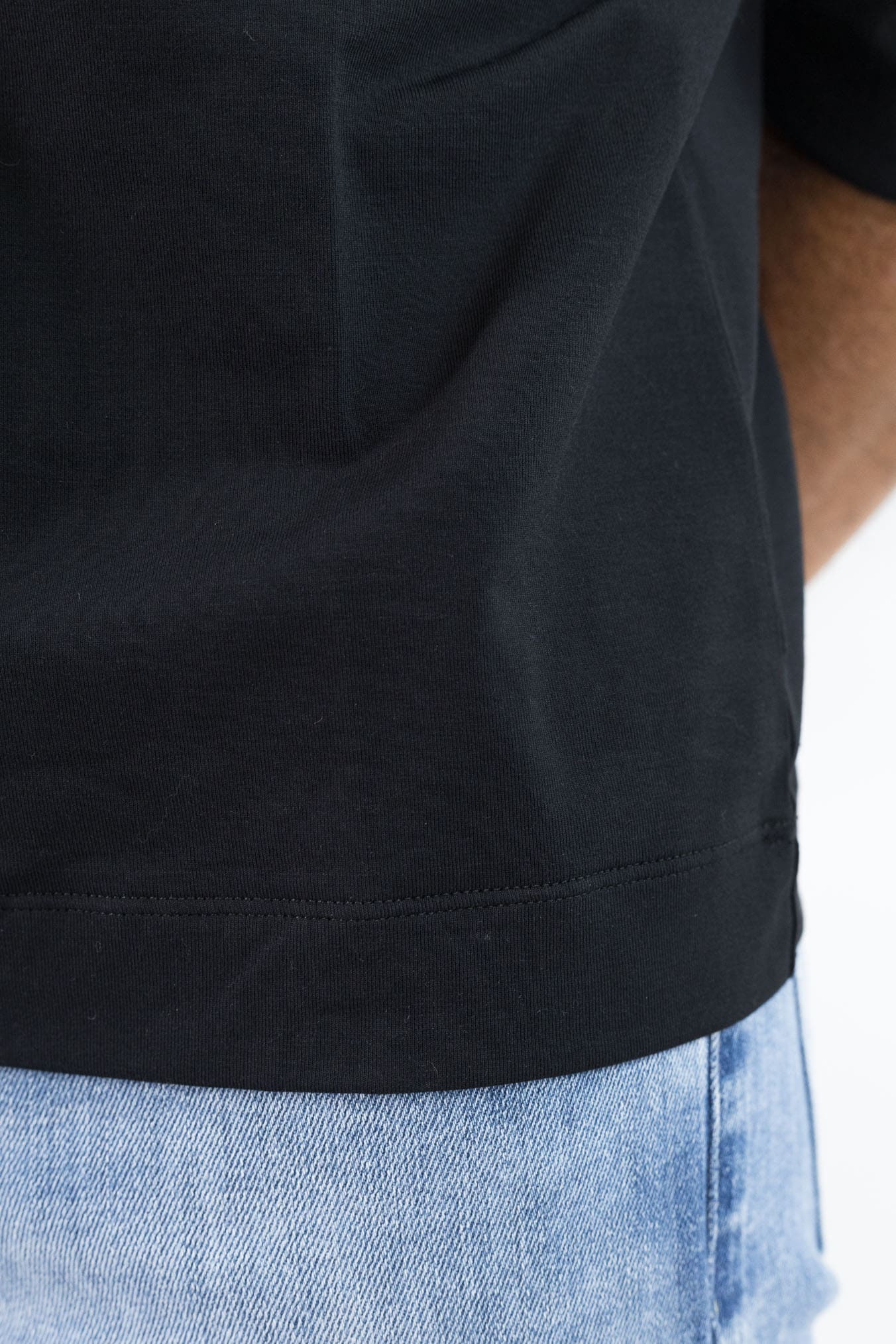 GUARINO Polo Cotone "Ossigeno" Nero