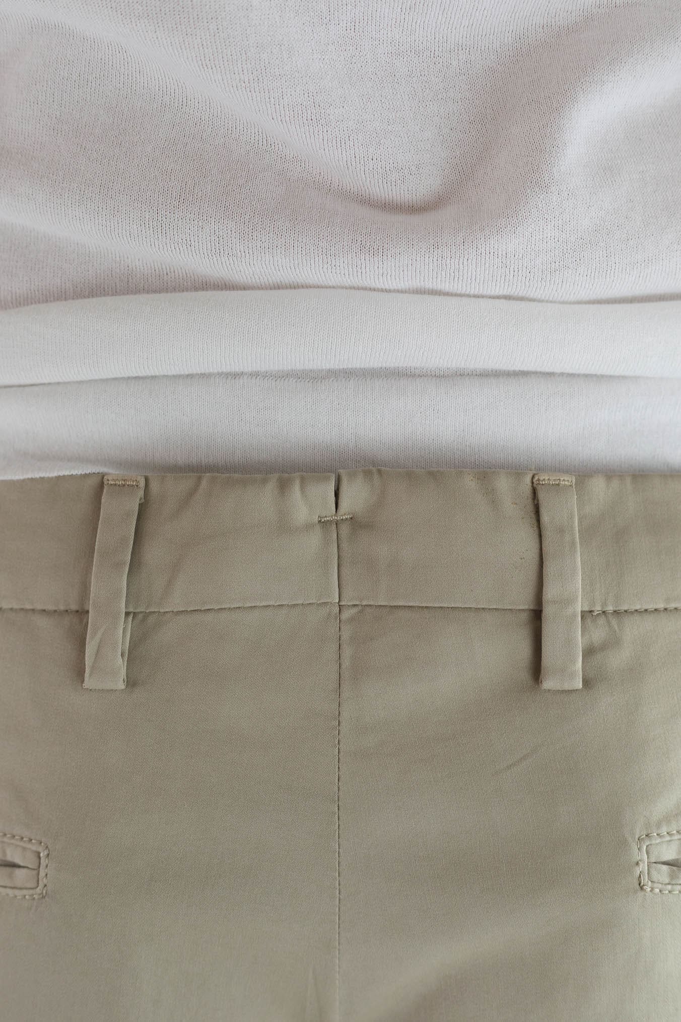GUARINO Pantaloni Supersoft Cotone Seta Beige