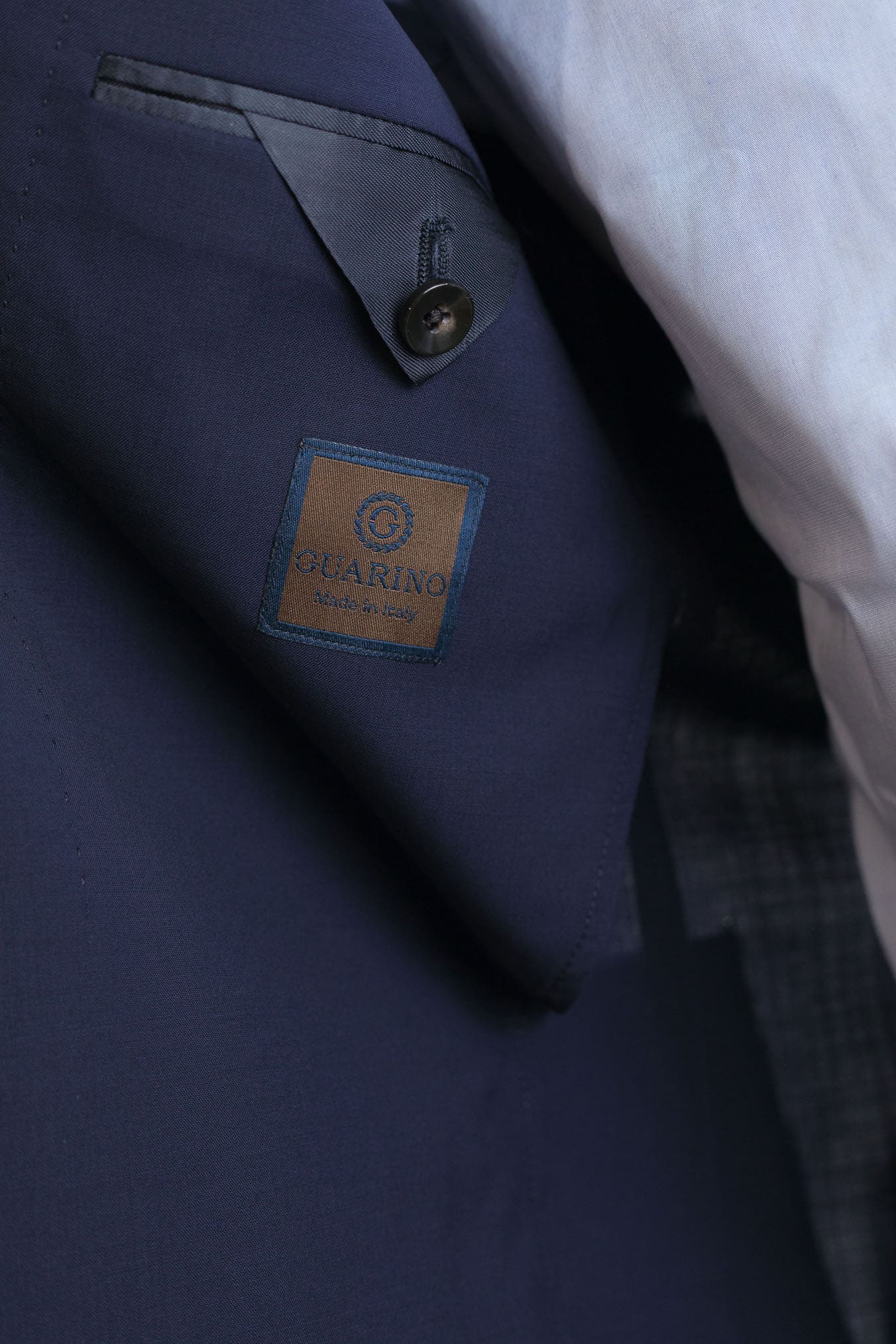 GUARINO Abito Lana Super 130's Blu