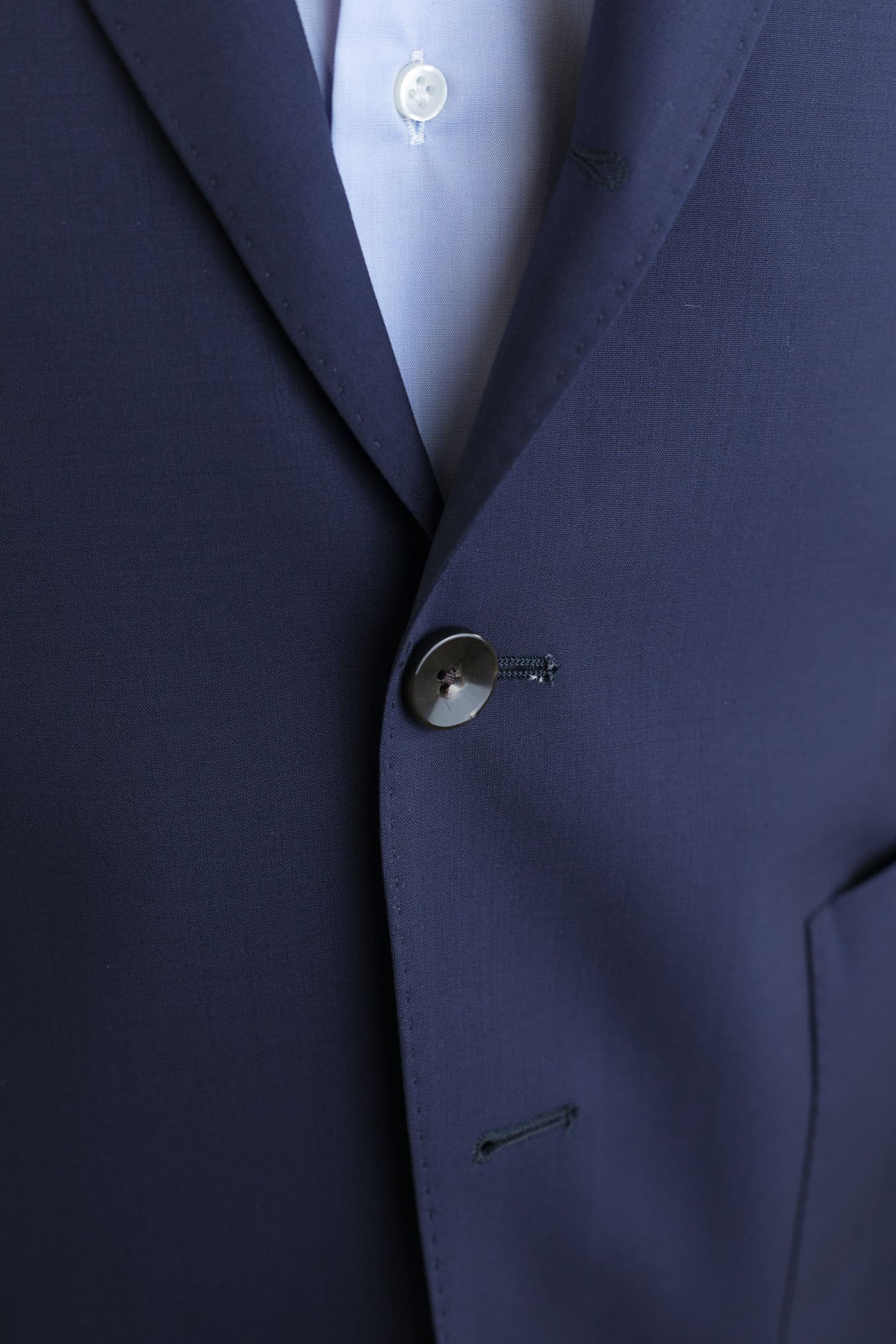 GUARINO Abito Lana Super 130's Blu