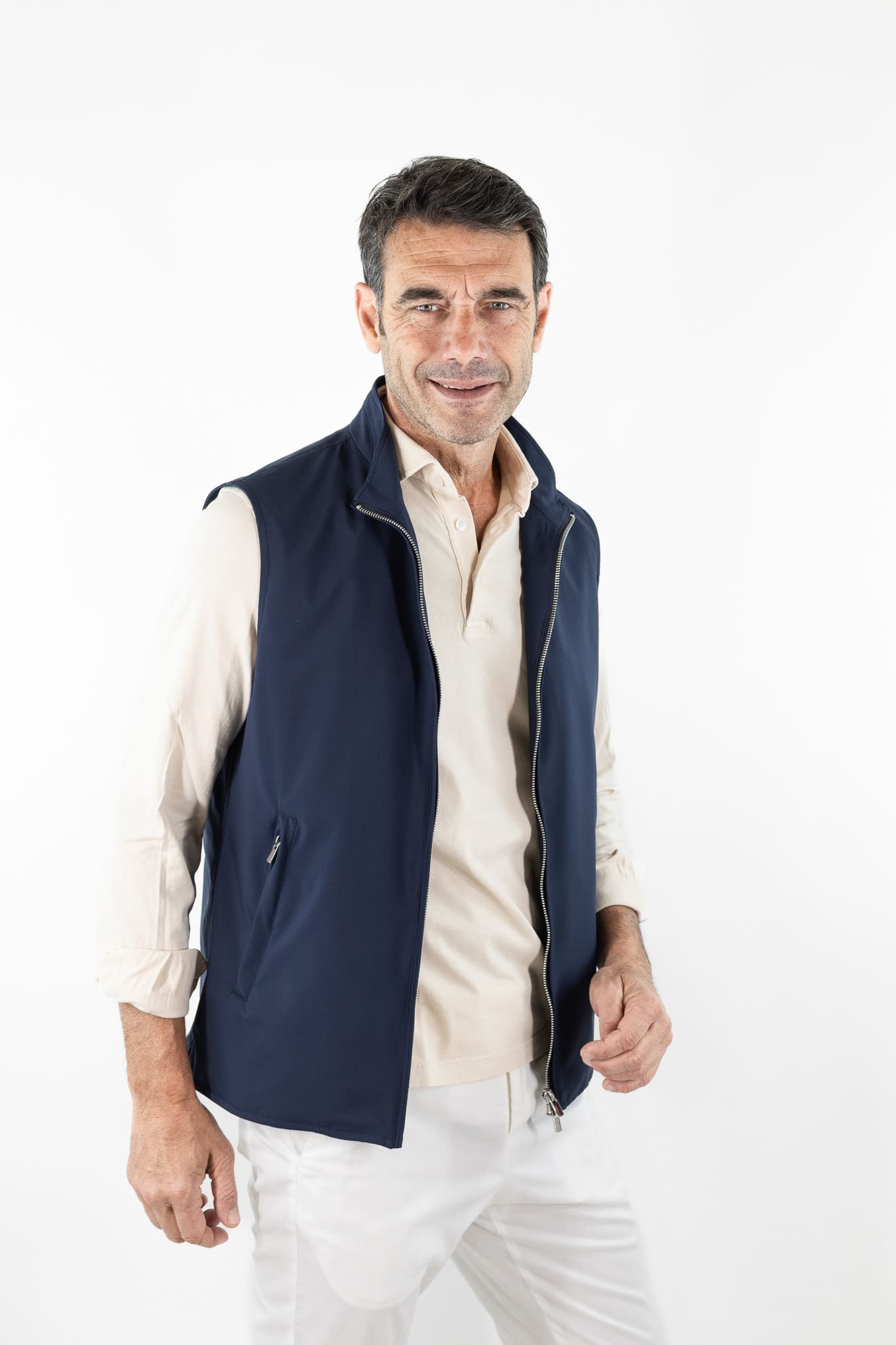 GUARINO Gilet Olmetex Blu