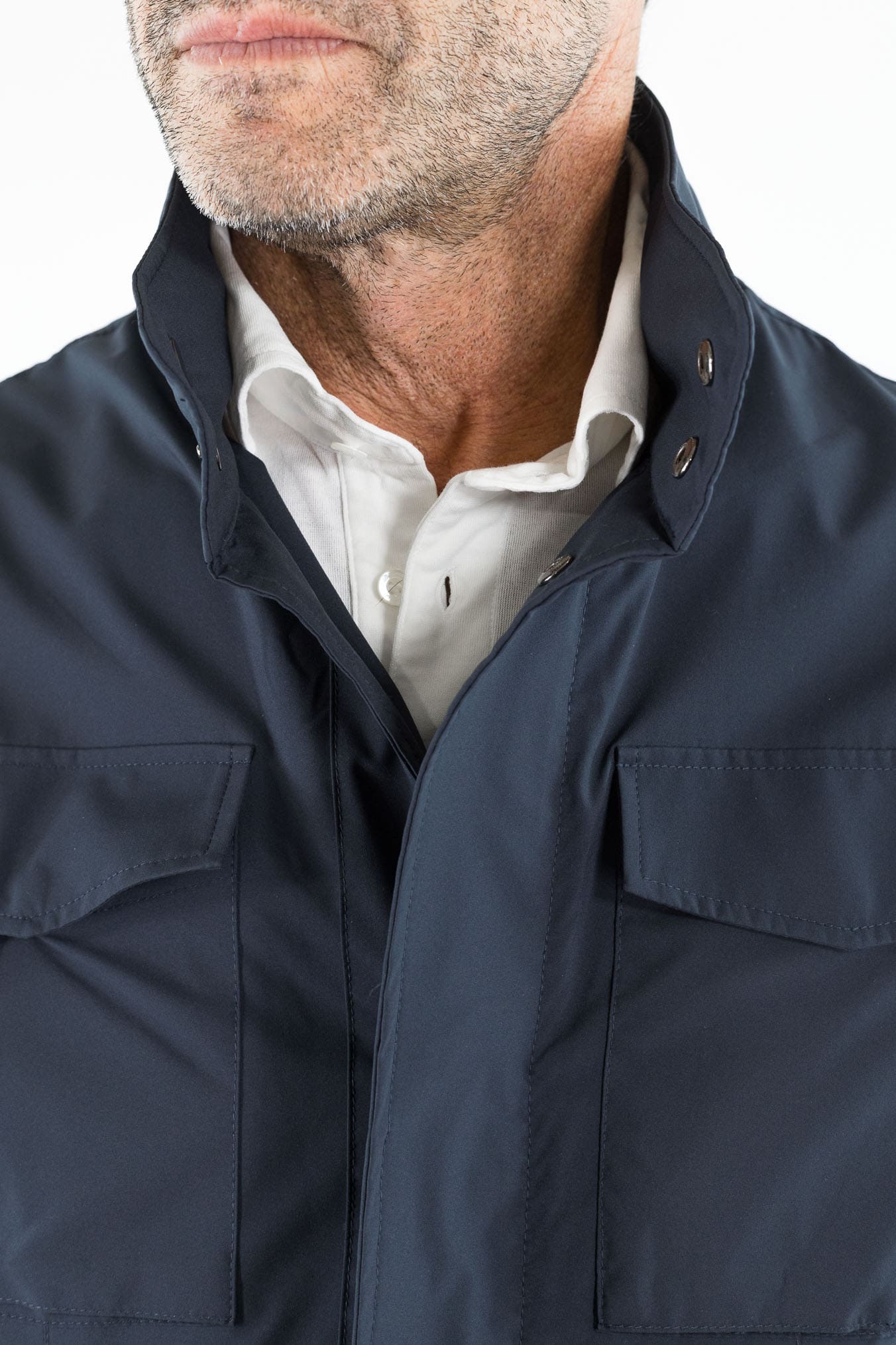 GUARINO Field Jacket Packable Water & Wind Proof Navy