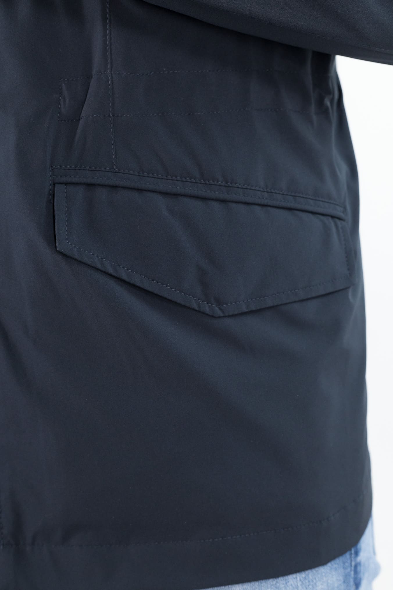 GUARINO Field Jacket Packable Water & Wind Proof Navy