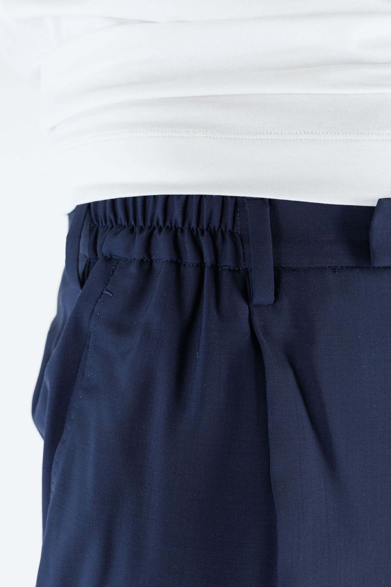 GUARINO Pantaloni Fresco Lana Pinces Comfort Fit