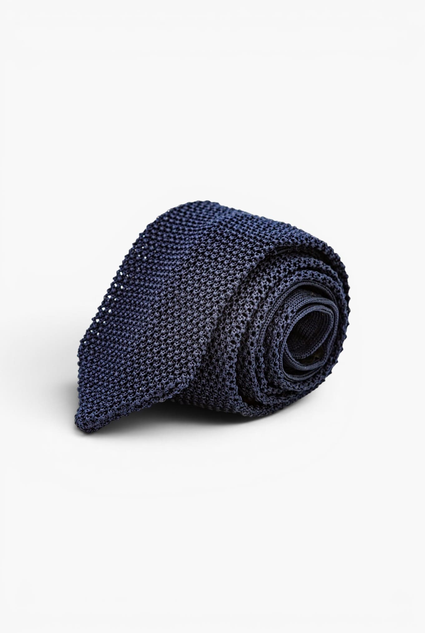 GUARINO Cravatta in Maglia Blu