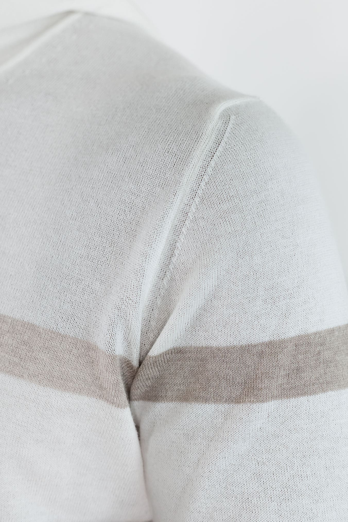 GUARINO Felpa Cappuccio Cotone Cashmere Bianco/Beige