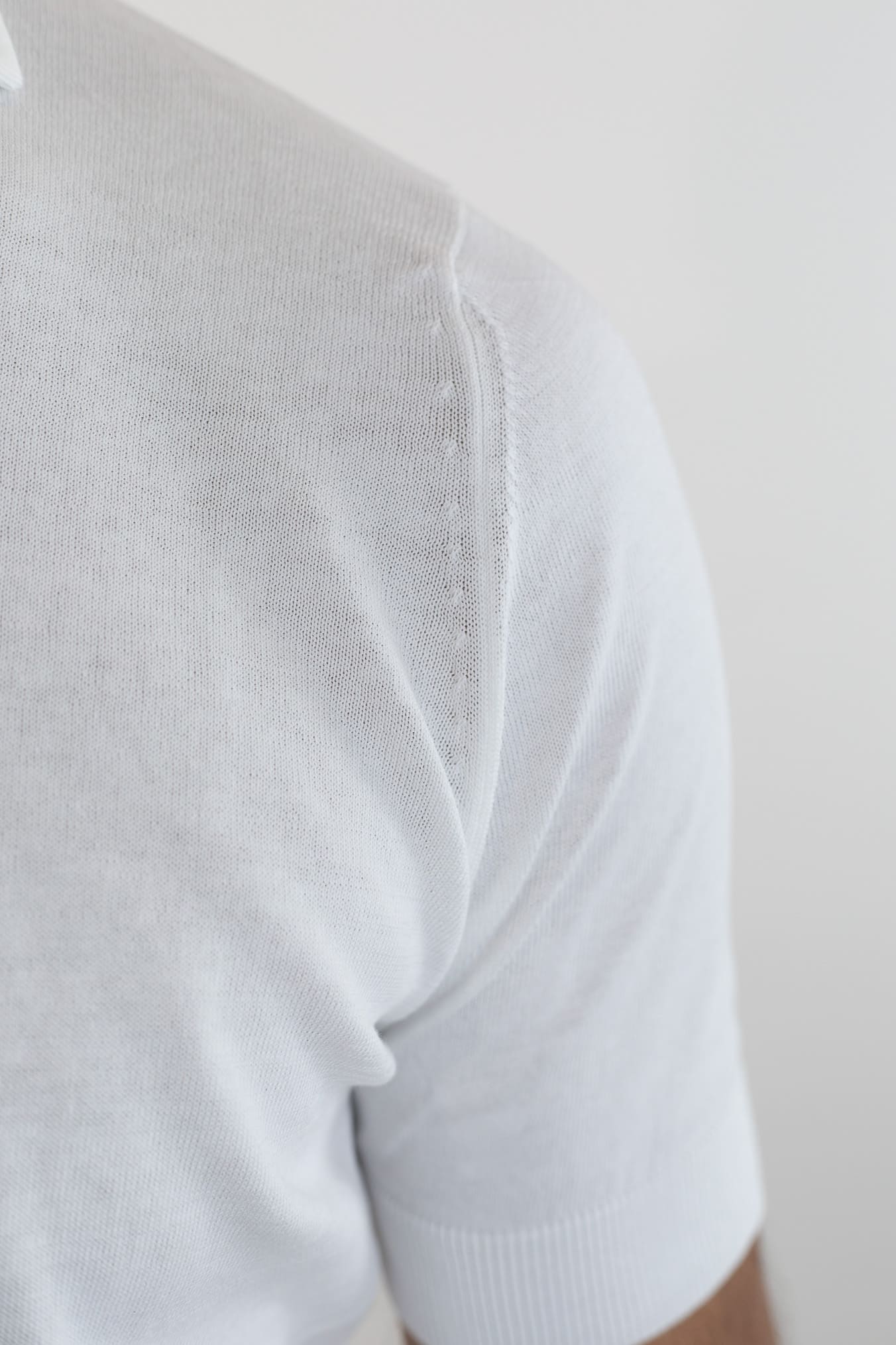 GUARINO Polo Paramontura Cotone Bianco