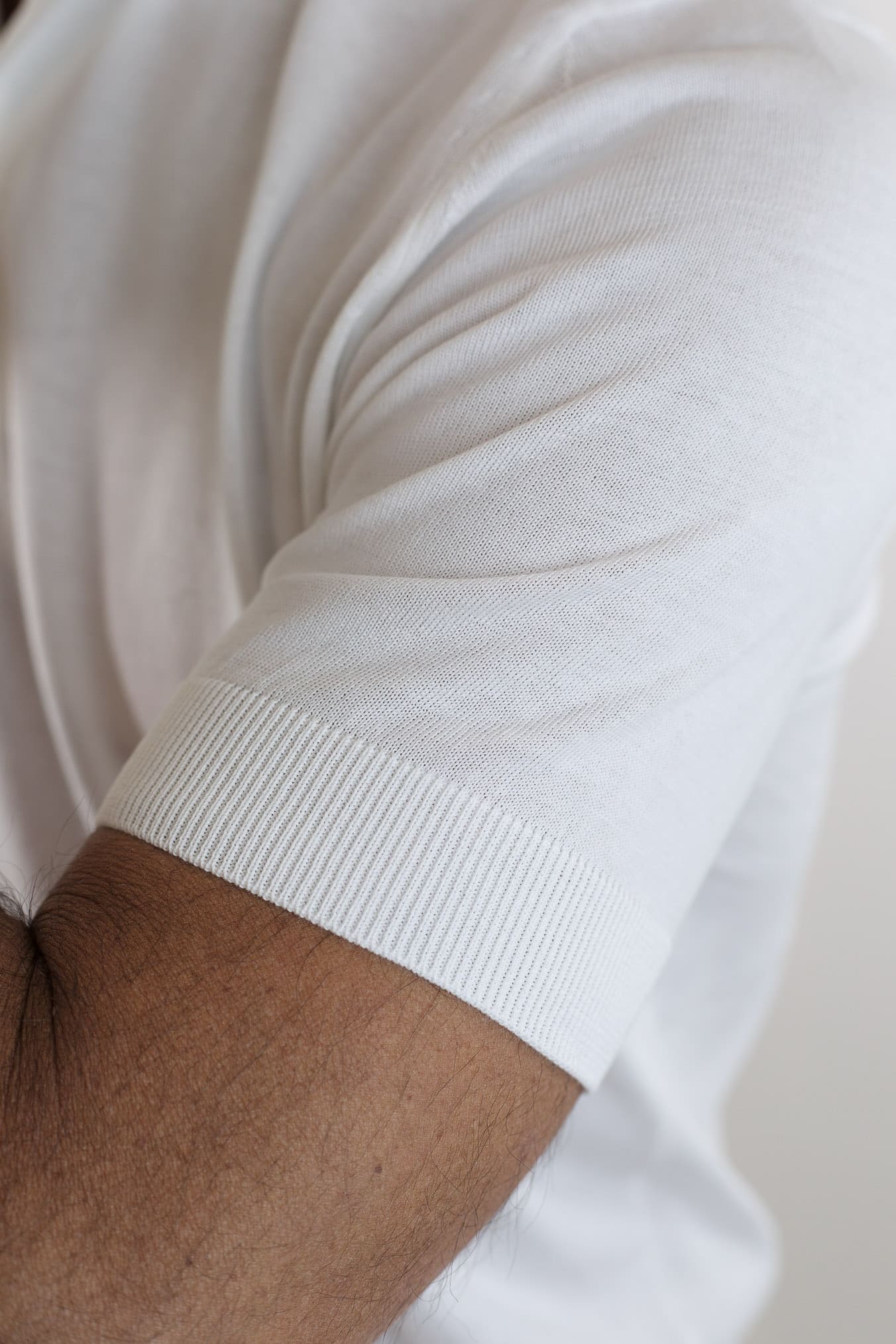 GUARINO Polo Paramontura Cotone Bianco