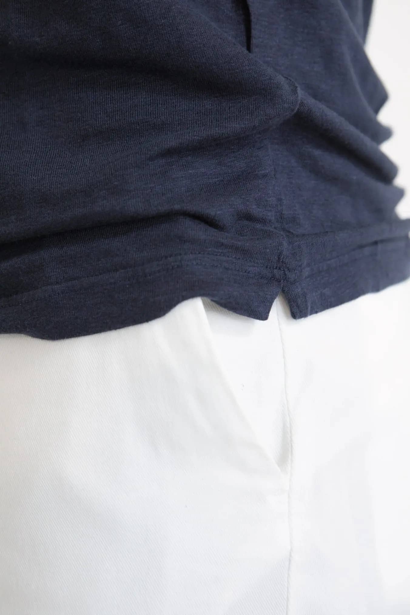 GUARINO Polo Skipper Jersey Lino Blu