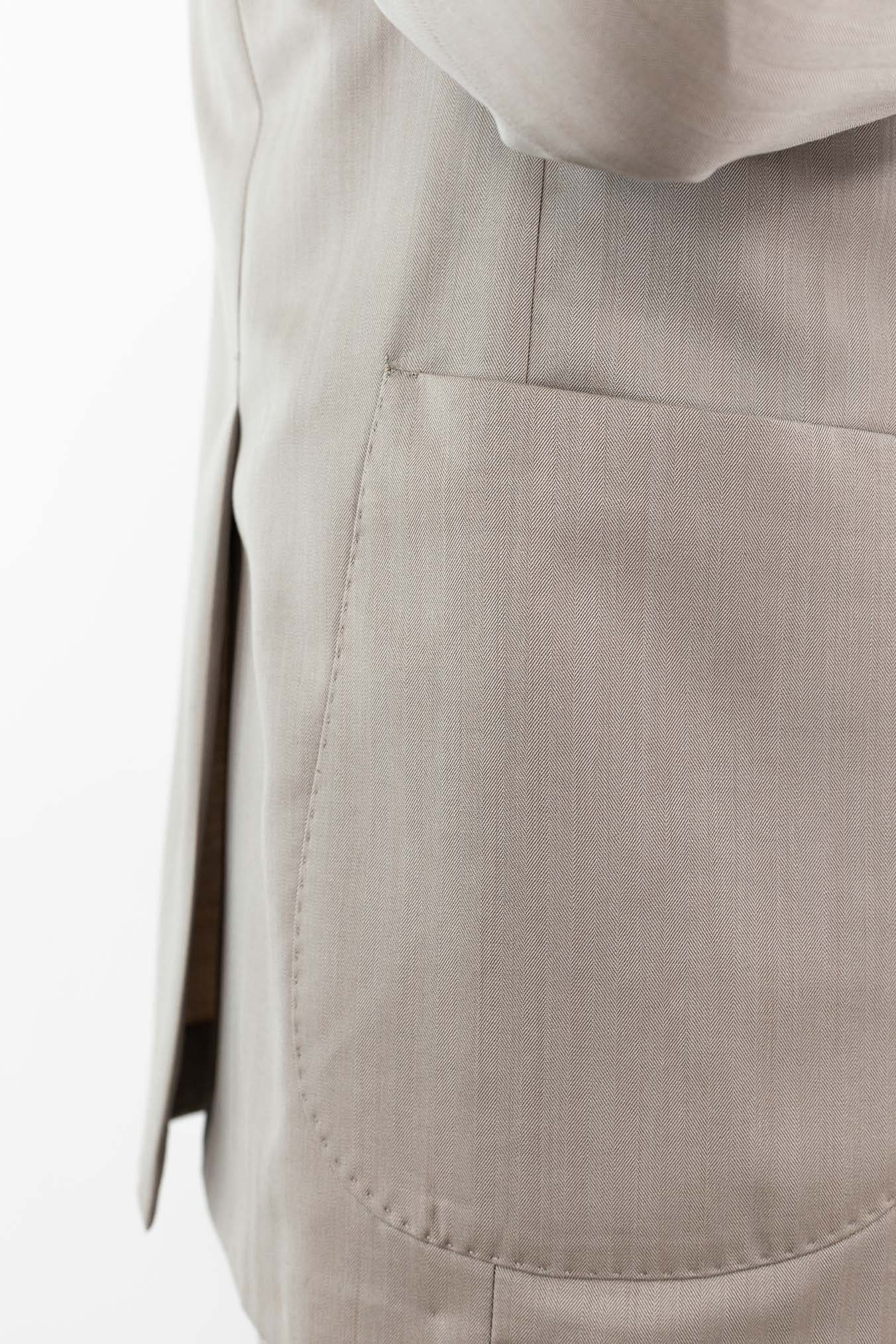GUARINO Abito "Solaro" Lana Super 130's Beige