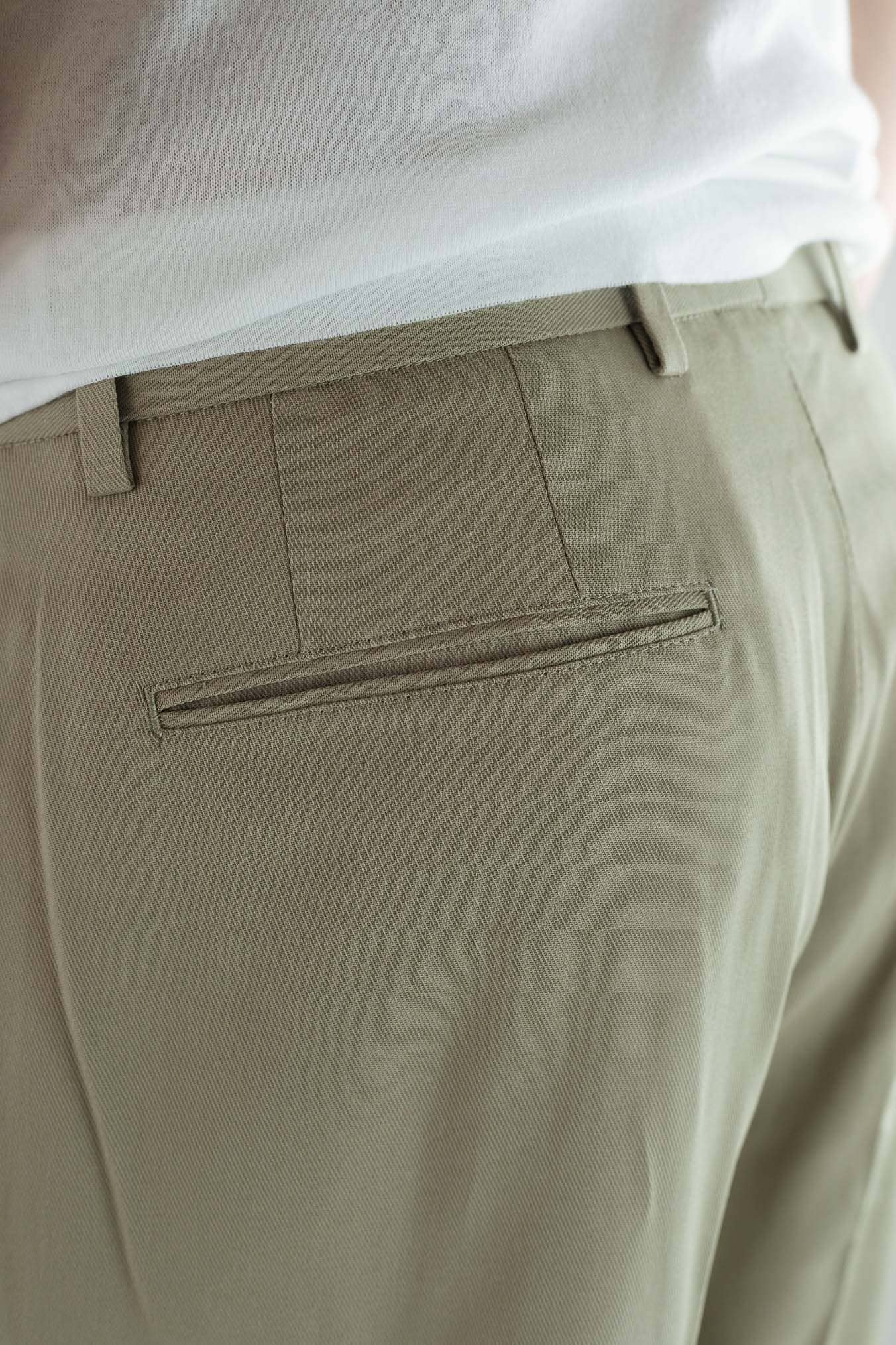HINDUSTRIE Pantaloni Cotone Crepe Beige