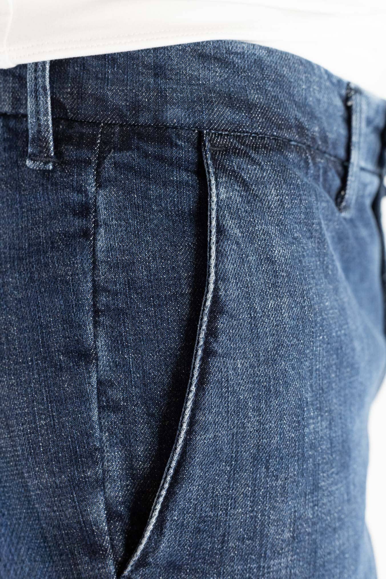 INCOTEX Pantaloni Jeans Sartoriali Denim Scuro