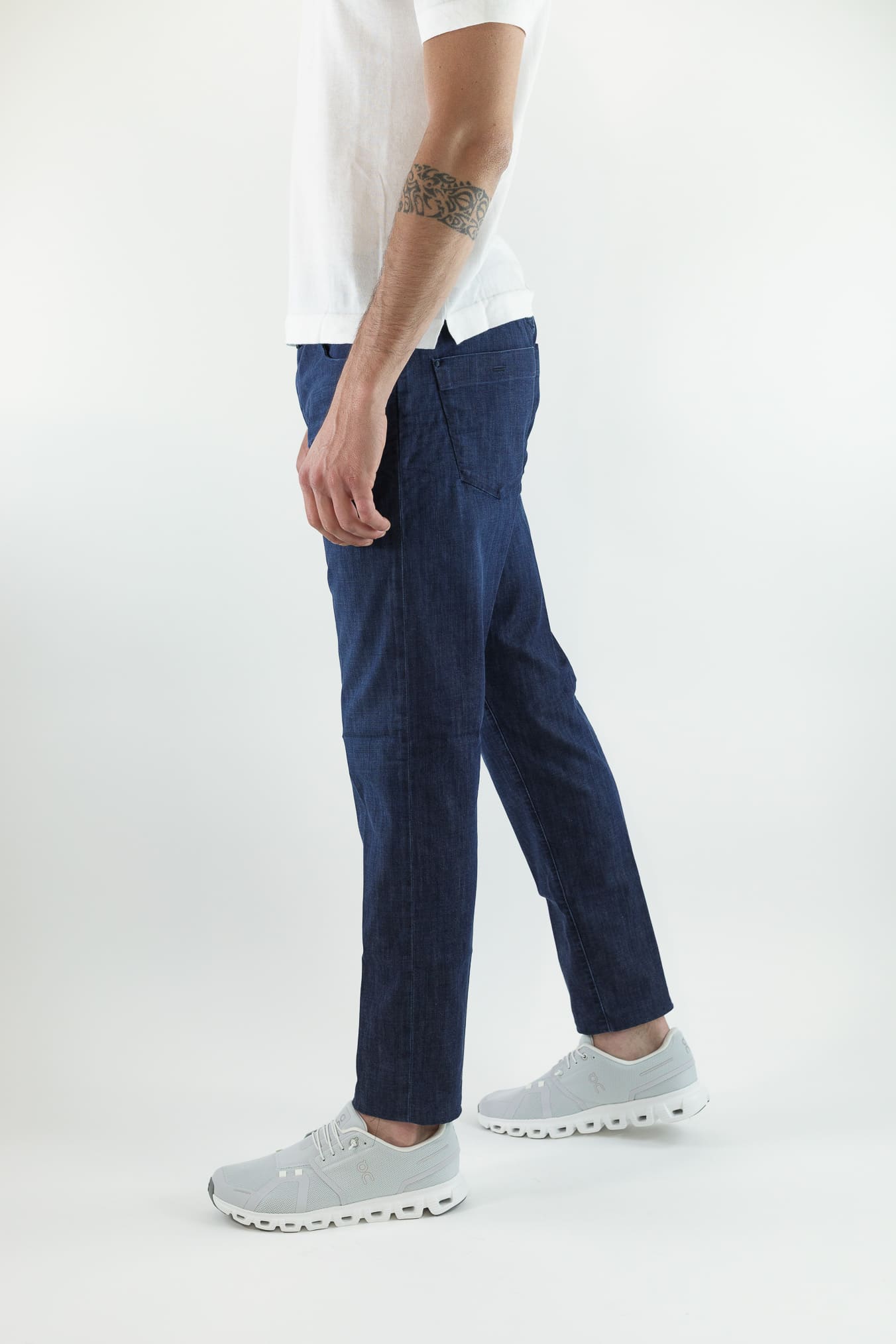 INCOTEX Jeans Sartoriale Denim Stretch Blu Scuro