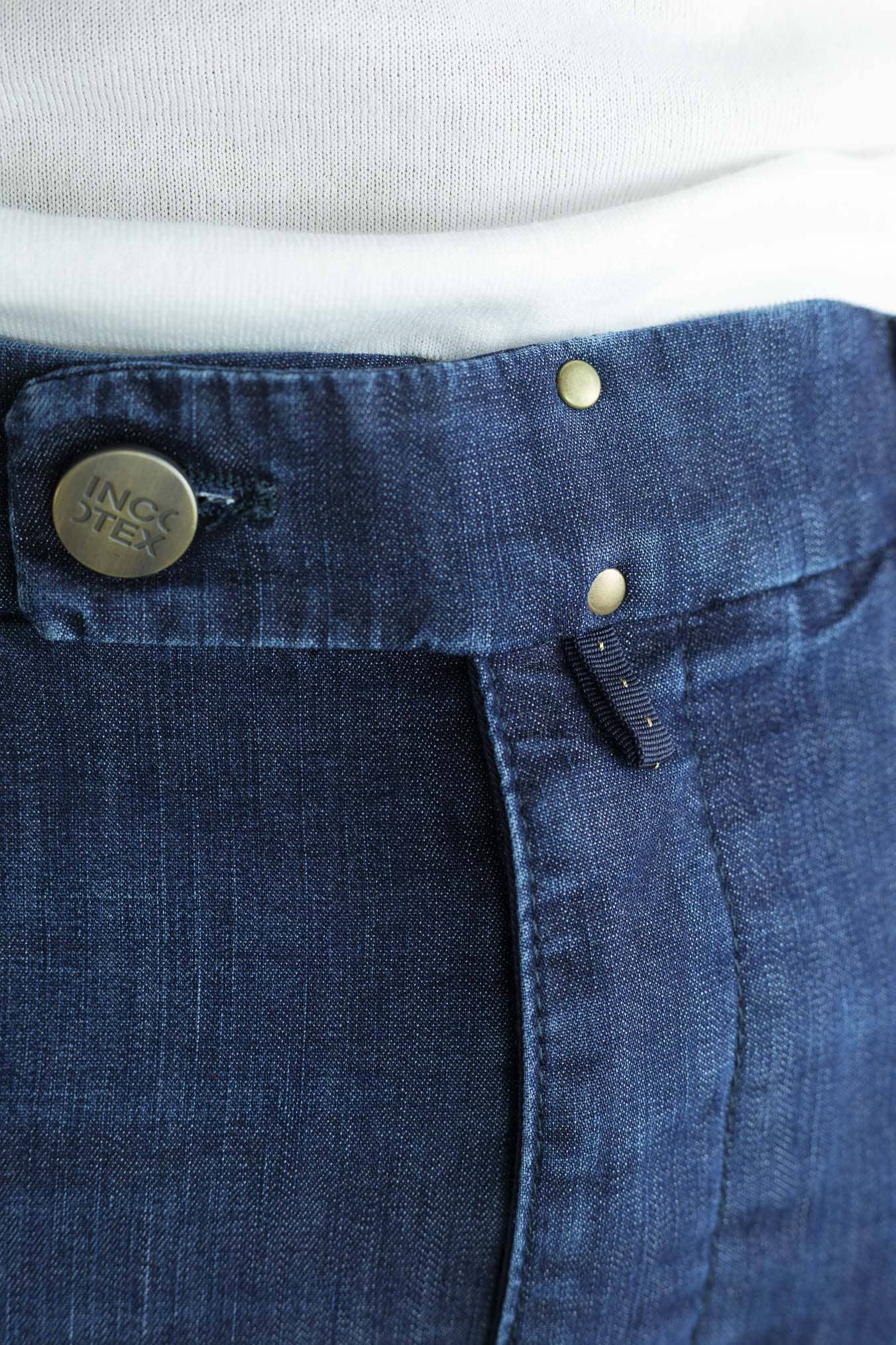 INCOTEX Jeans Sartoriale Denim Stretch Blu Scuro