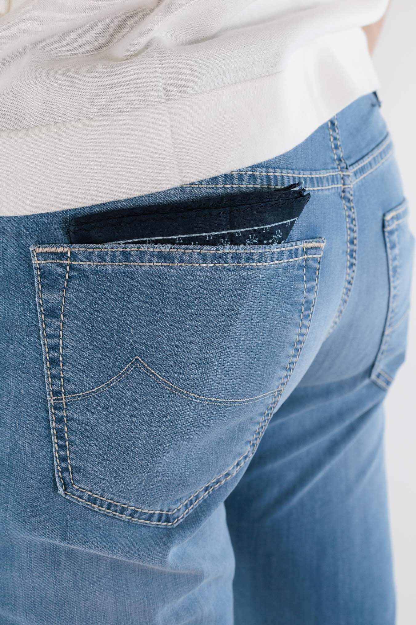 JACOB COHEN Jeans "Nick" Denim Blu Chiaro Superlight