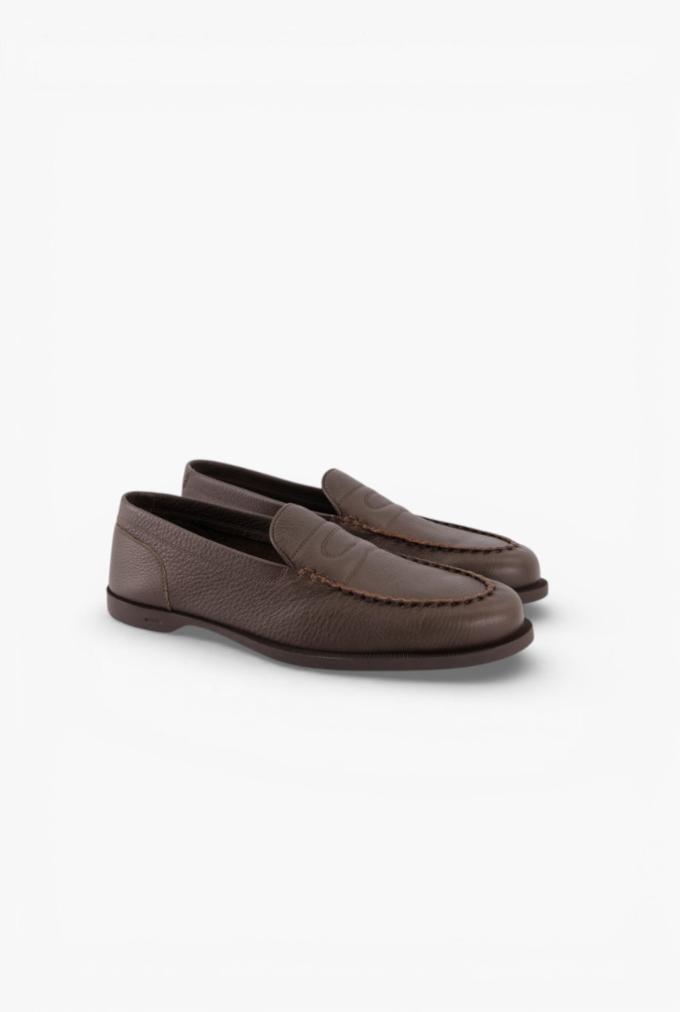 Mocassino "Pace" Pelle Martellata Marrone JOHN LOBB