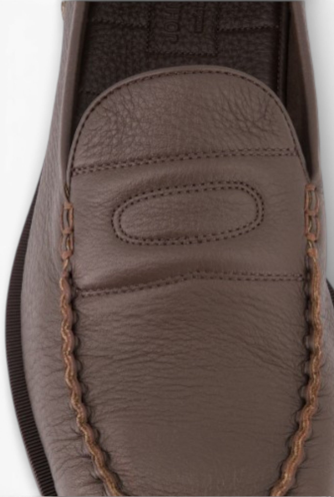 JOHN LOBB Mocassino "Pace" Pelle Martellata Marrone