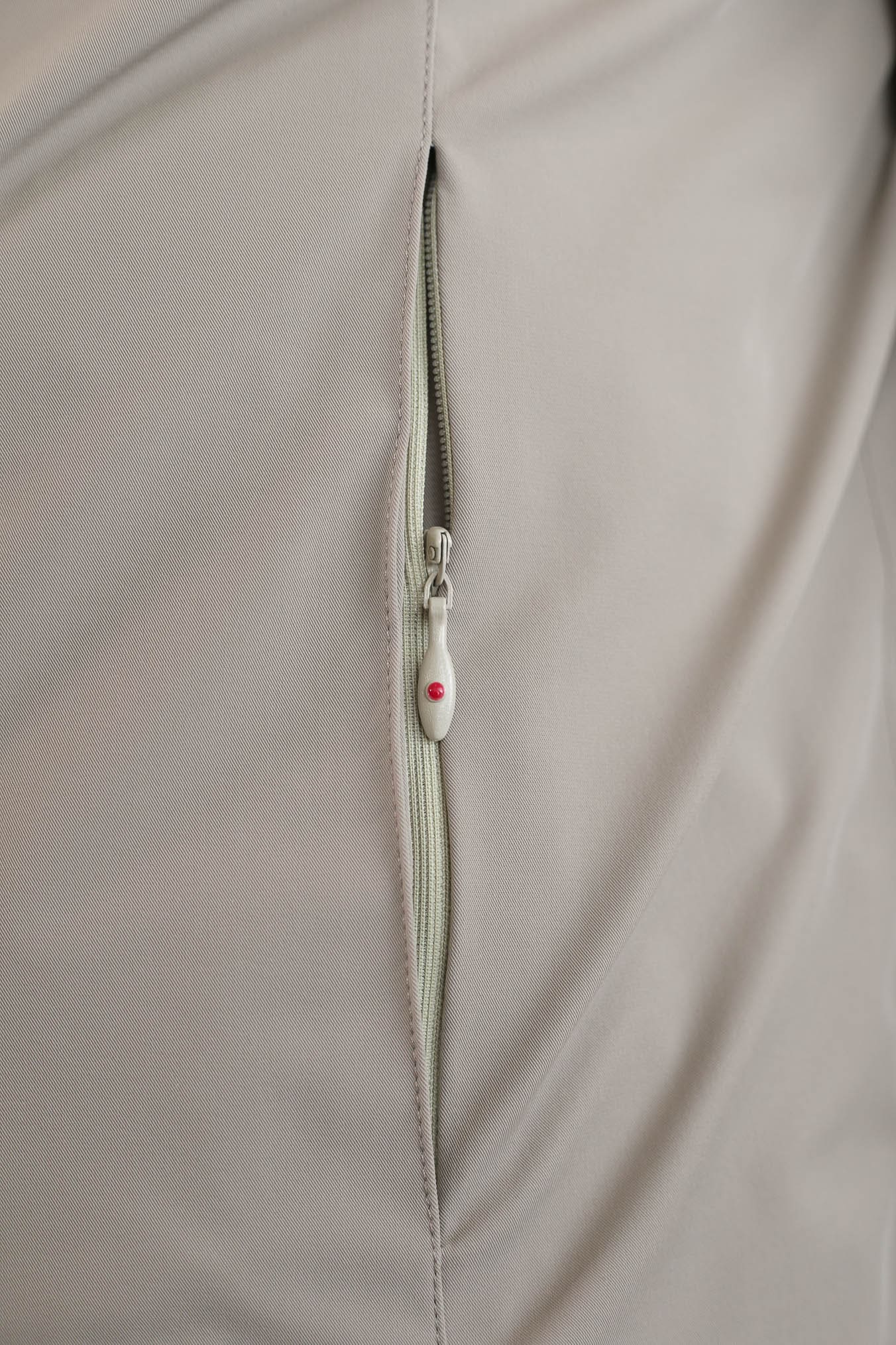 KIRED Giubbino Reversibile Bicolore Beige e Bianco