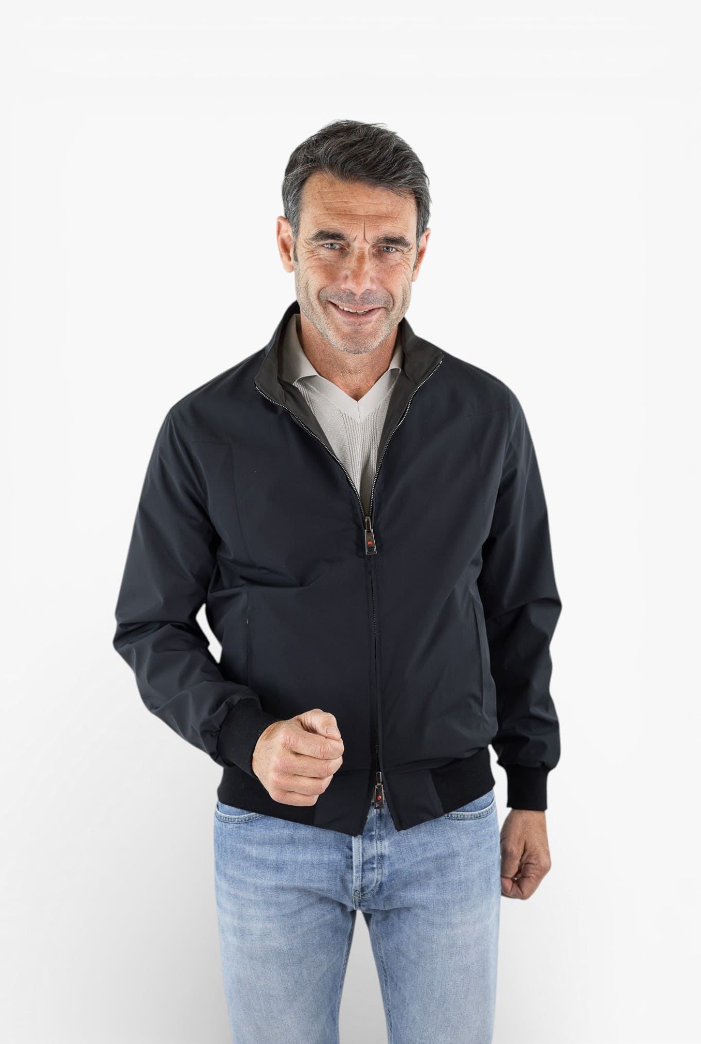 KIRED Giubbino Reversibile Nero/Verde