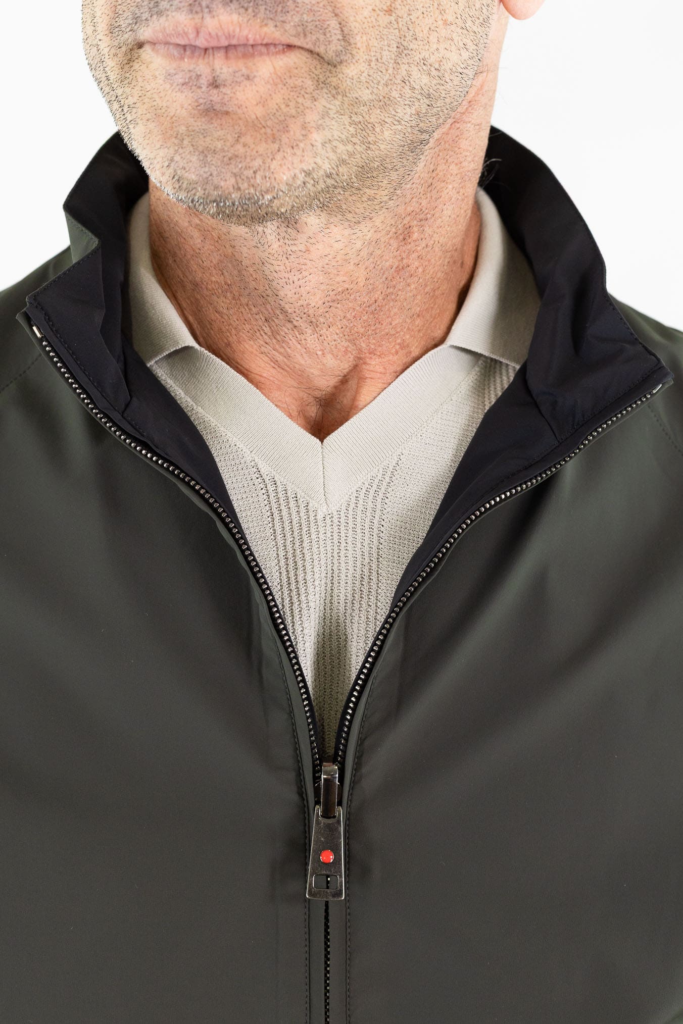 KIRED Giubbino Reversibile Nero/Verde