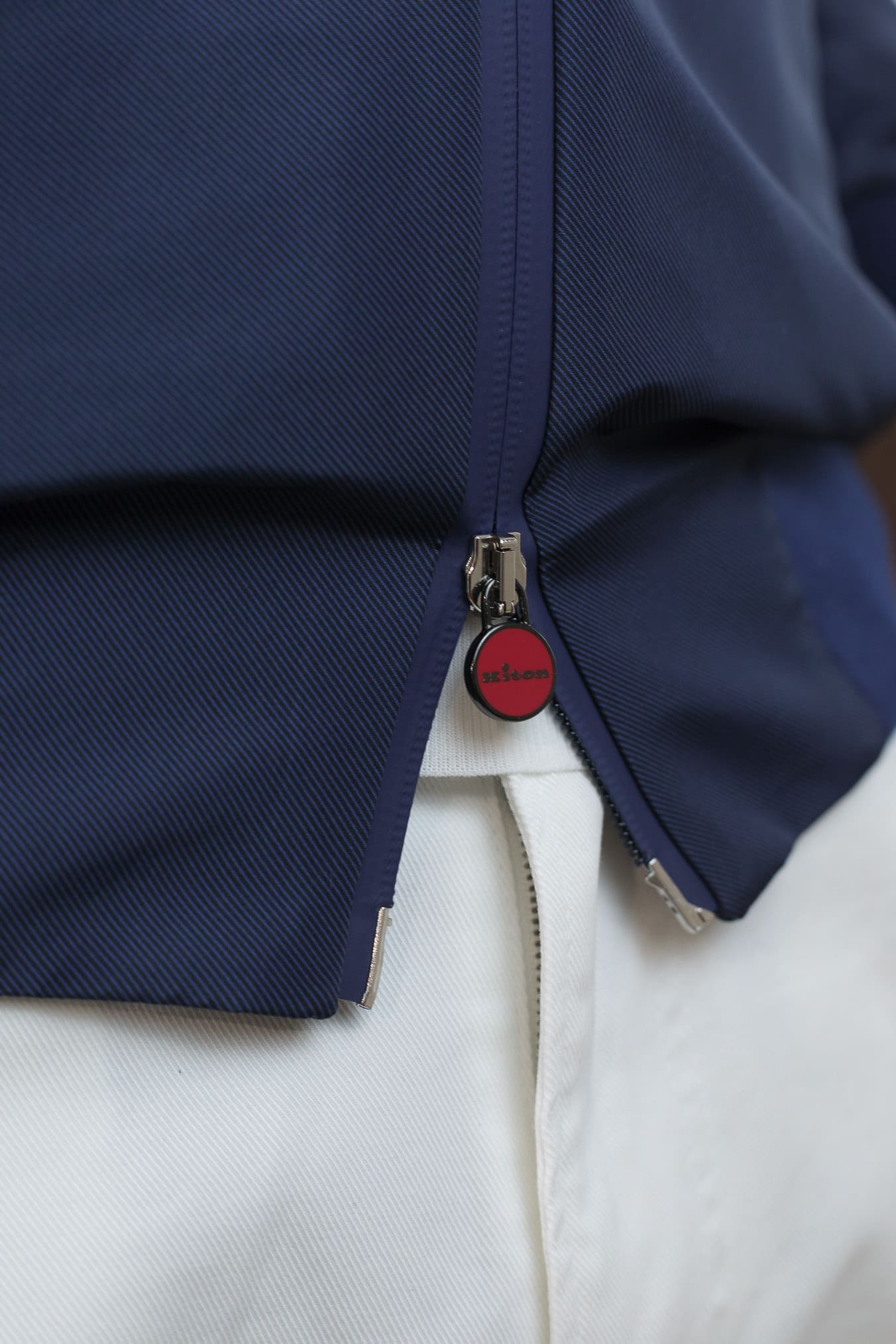 KITON Bomber Superlight Bluette