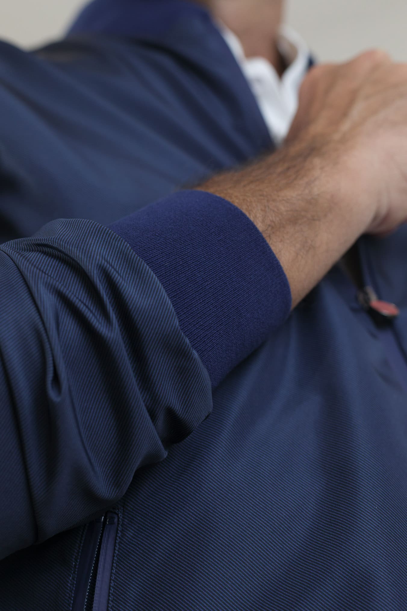 KITON Bomber Superlight Bluette