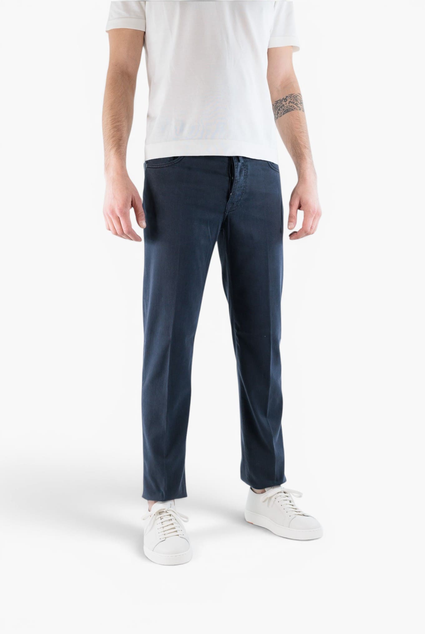 KITON Pantaloni 5 Tasche Navy