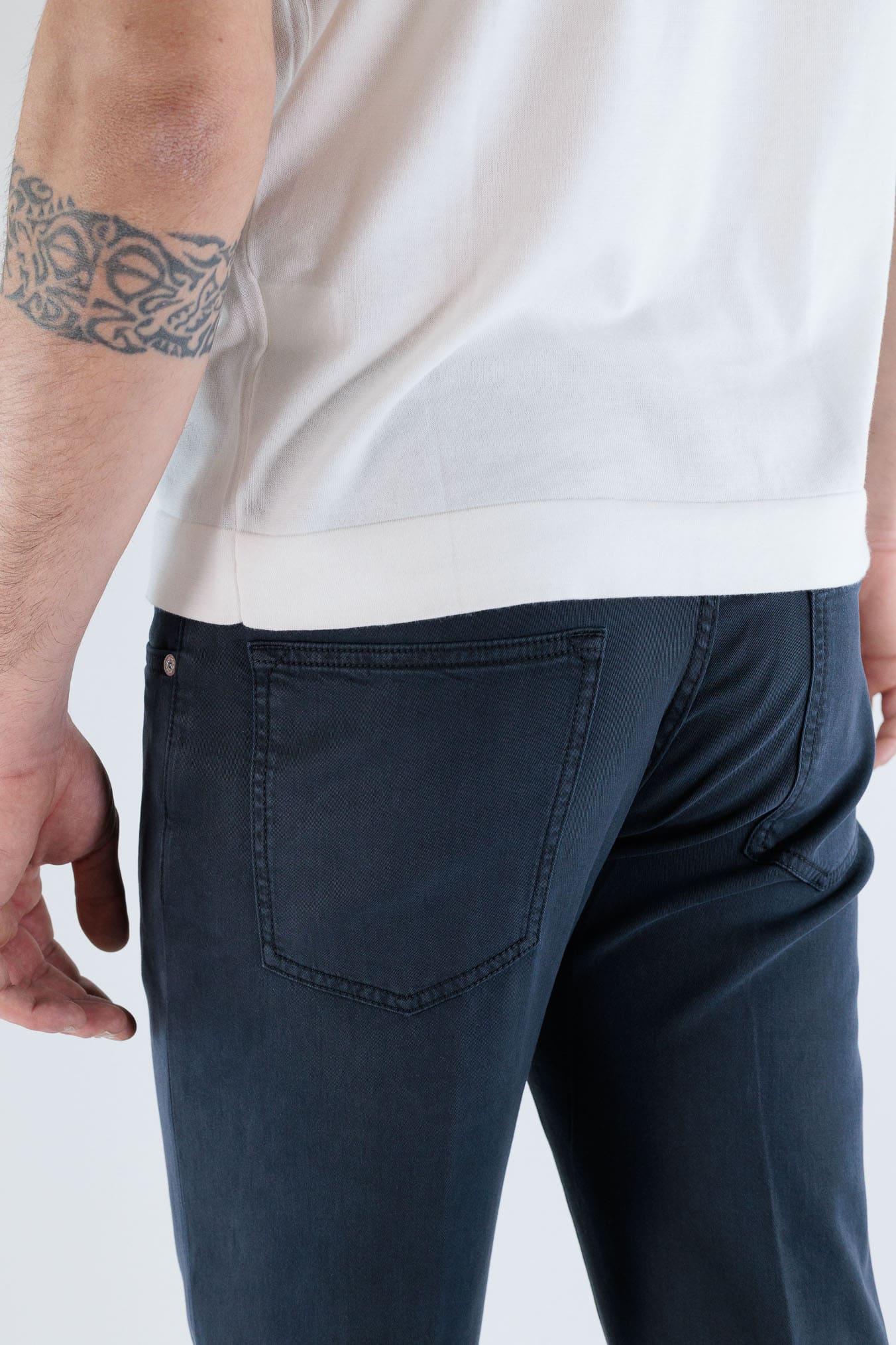KITON Pantaloni 5 Tasche Navy