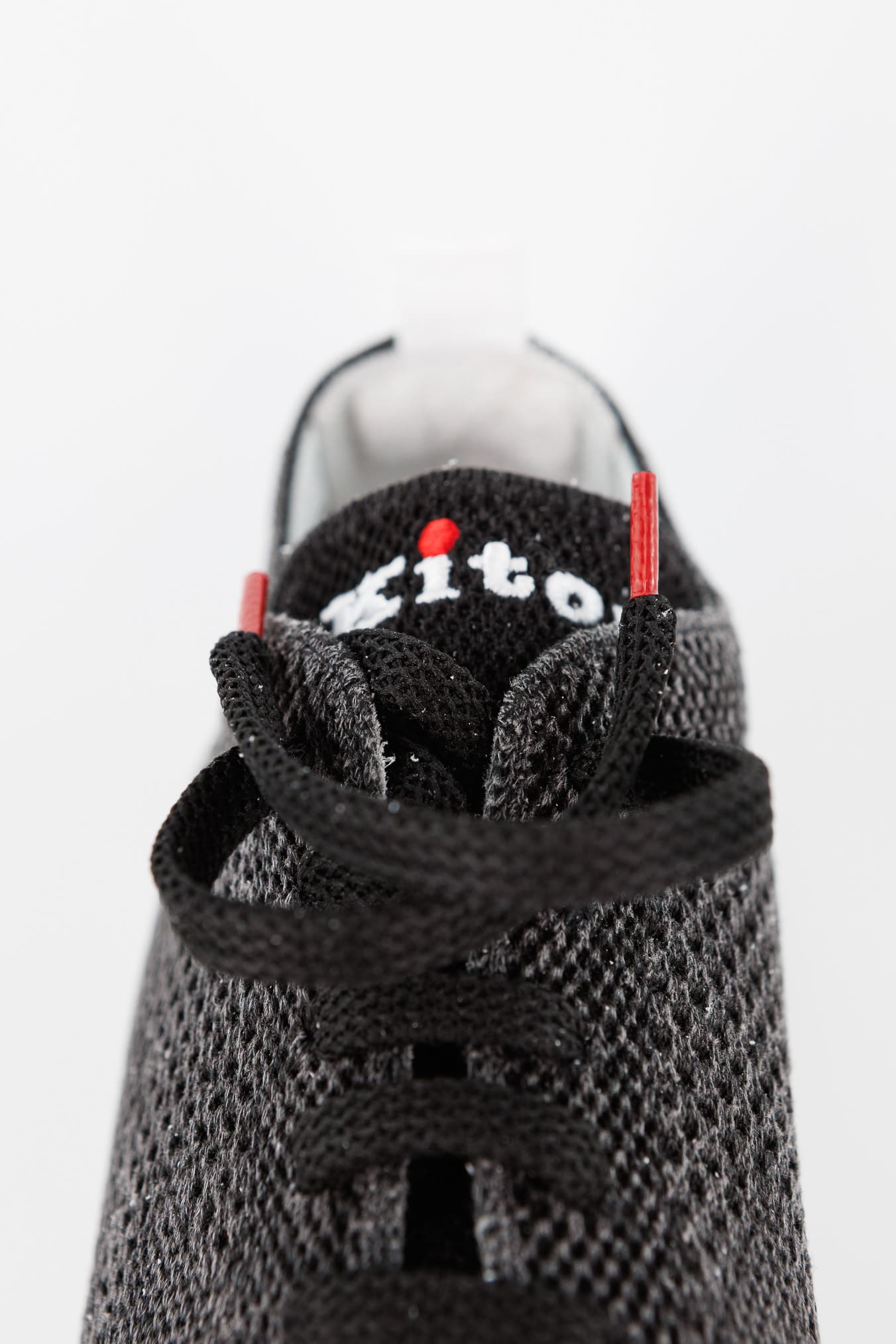 KITON Sneaker "Fit" in Maglia Nero Washed