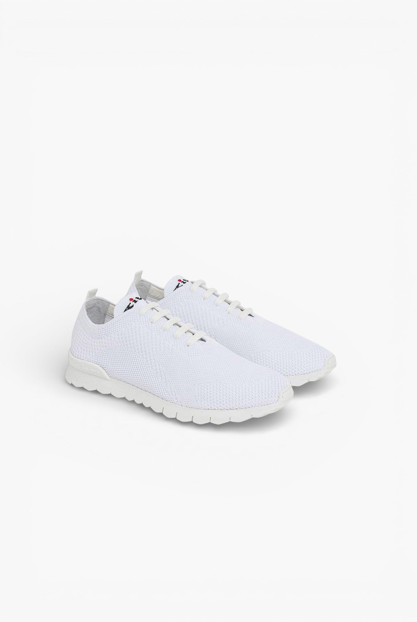 KITON Sneaker "Fit" in Maglia Bianco