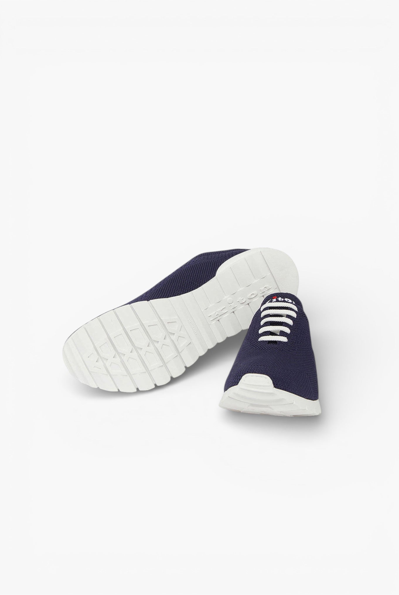 KITON Sneaker "Fit" in Maglia Blu Navy