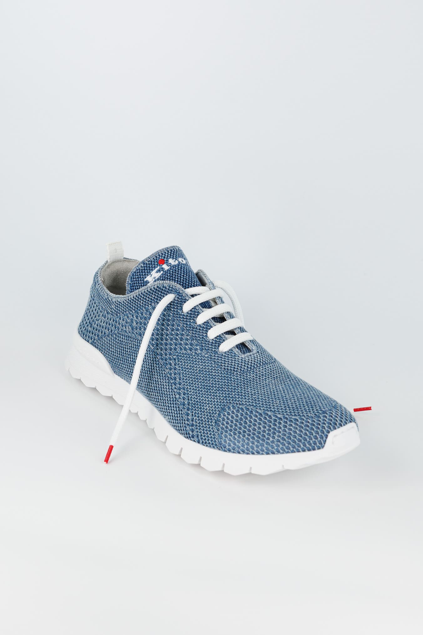 KITON Sneaker "Fit" in Maglia Denim