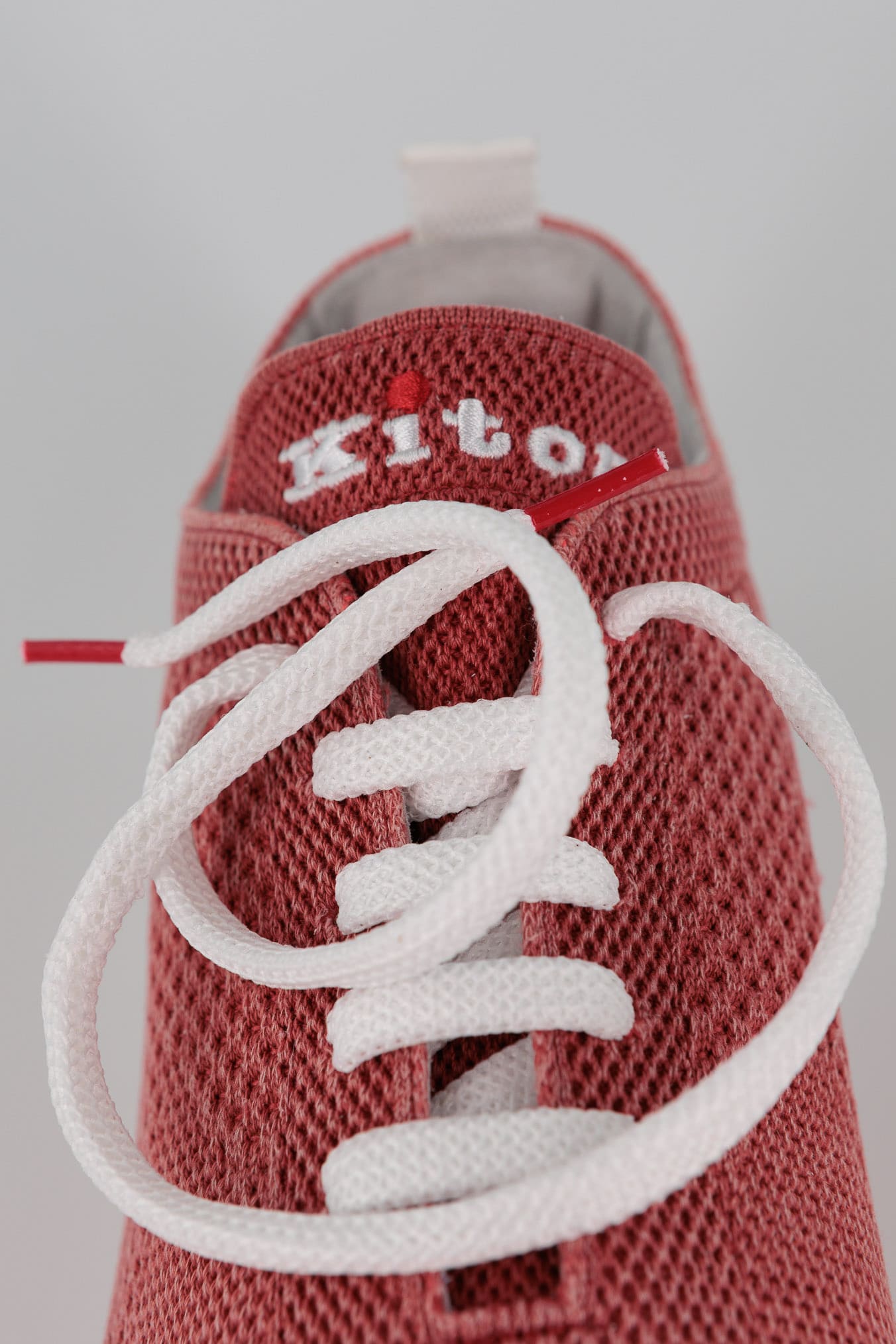 KITON Sneaker "Fit" in Maglia Rosa Antico