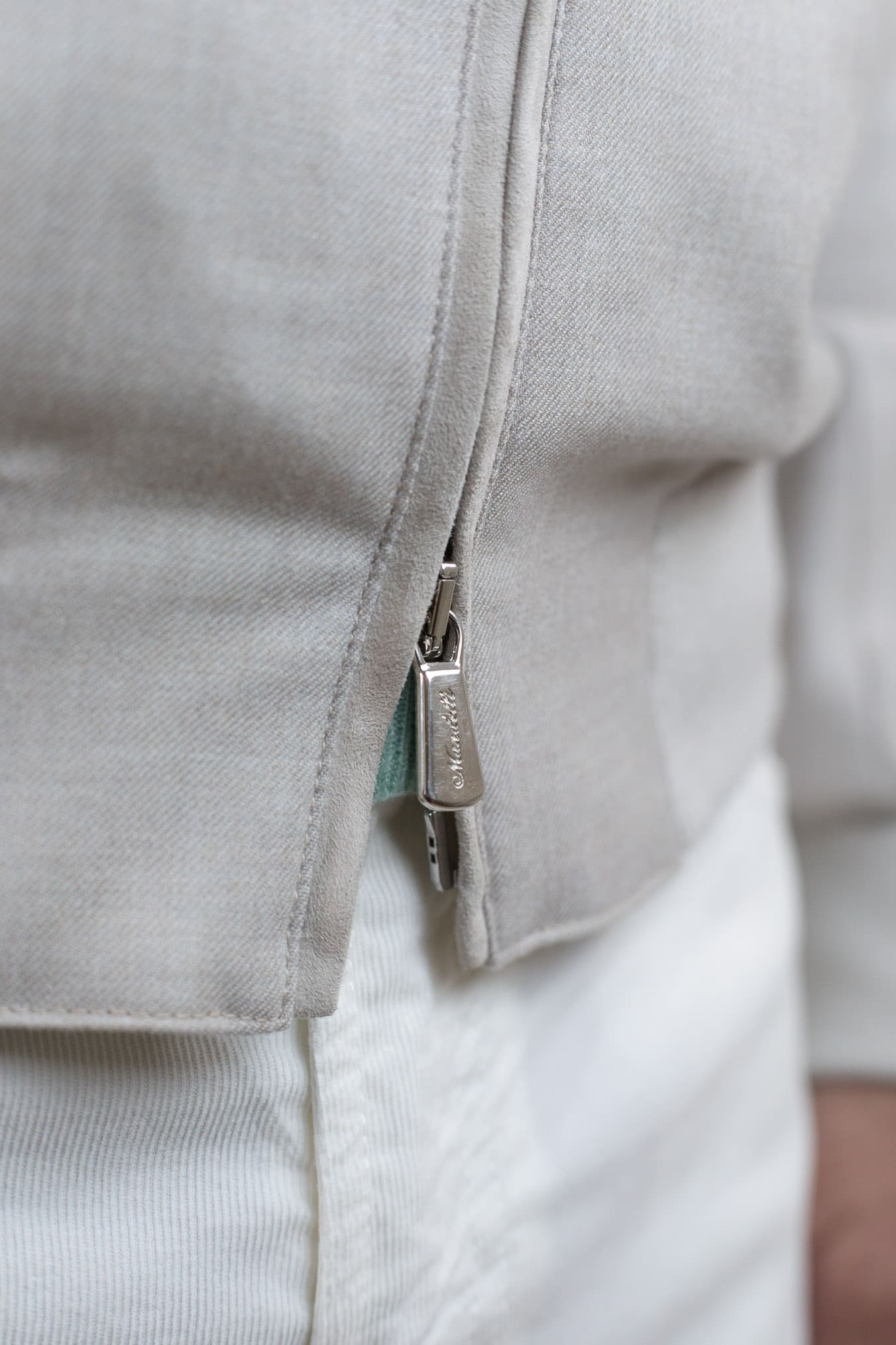 MANDELLI Giubbino Cashmere Superlight Beige Chiaro