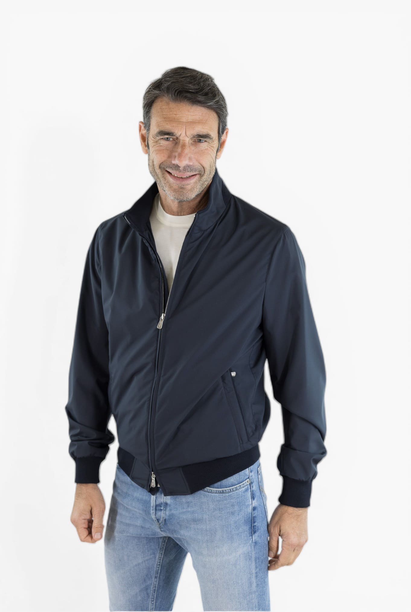 MANDELLI Giubbino Airstop Sfoderato Blu Scuro