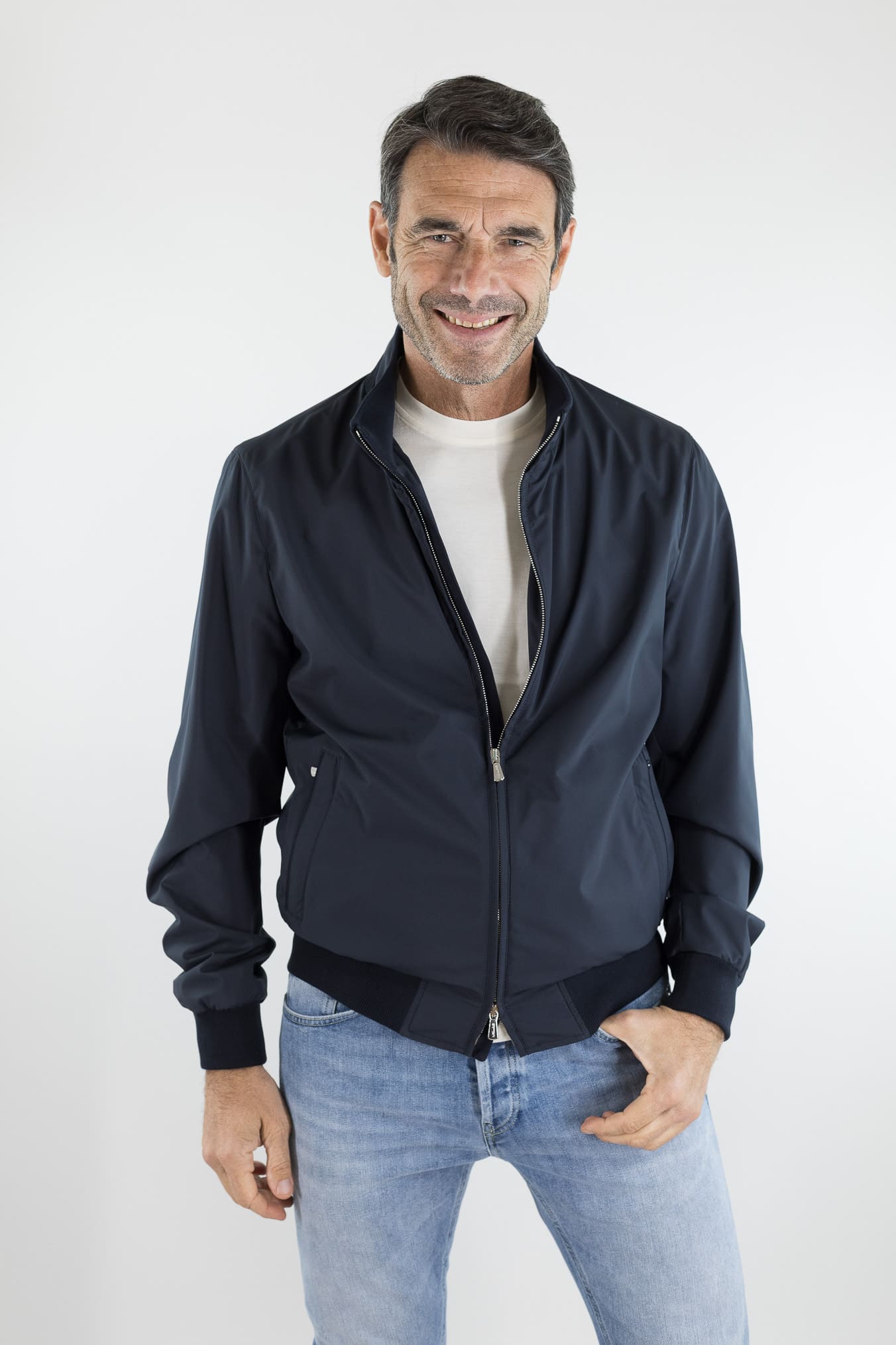 MANDELLI Giubbino Airstop Sfoderato Blu Scuro