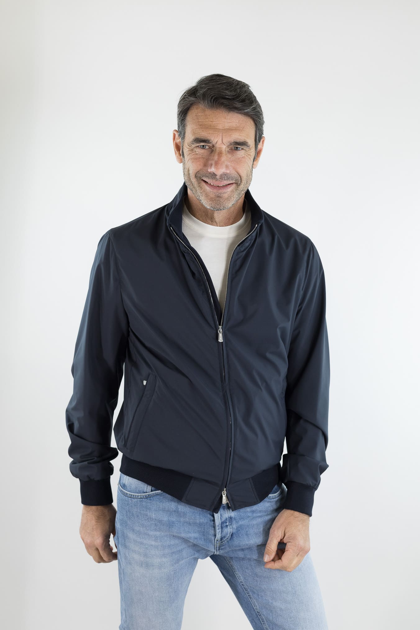 MANDELLI Giubbino Airstop Sfoderato Blu Scuro