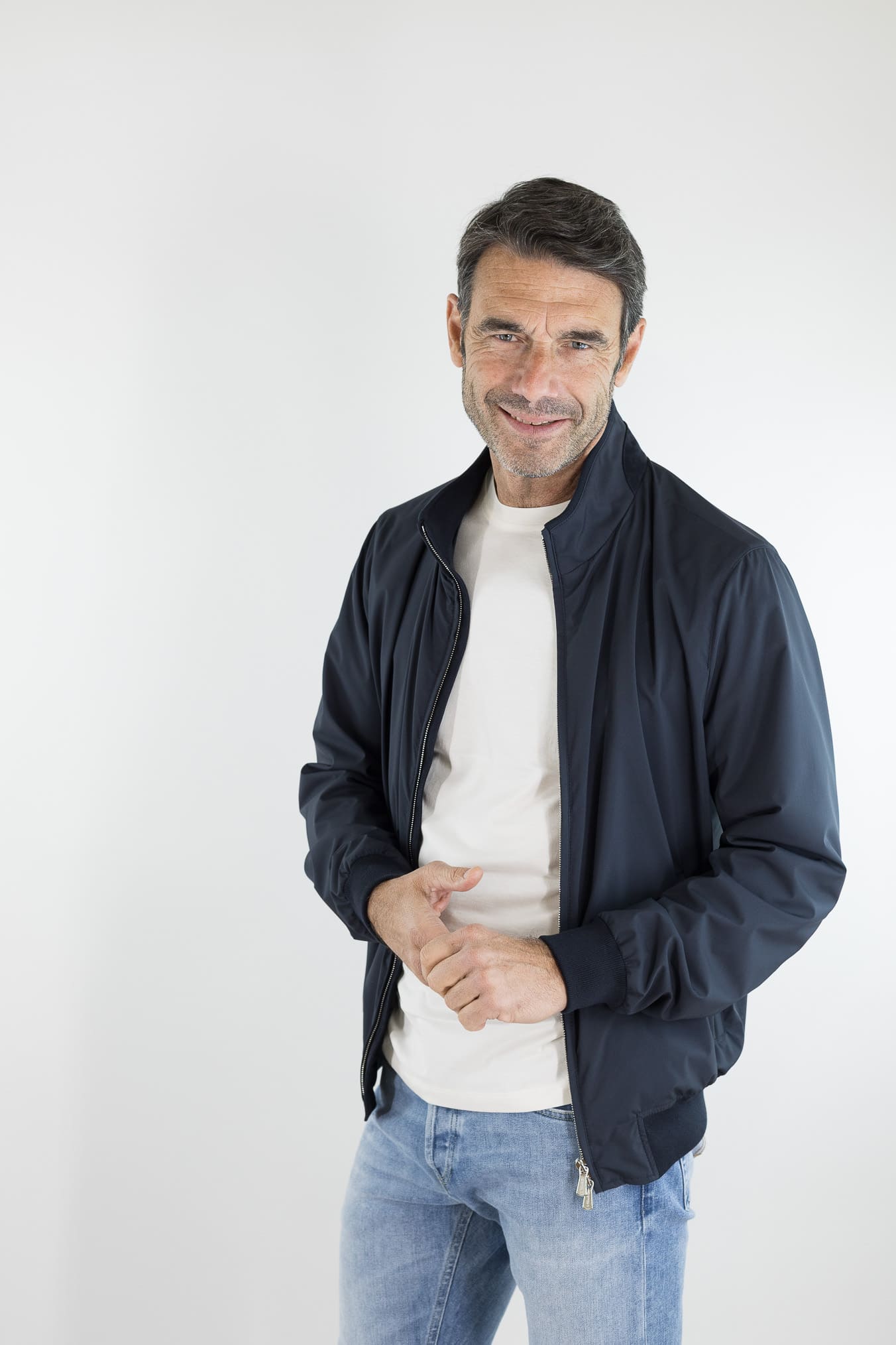 MANDELLI Giubbino Airstop Sfoderato Blu Scuro