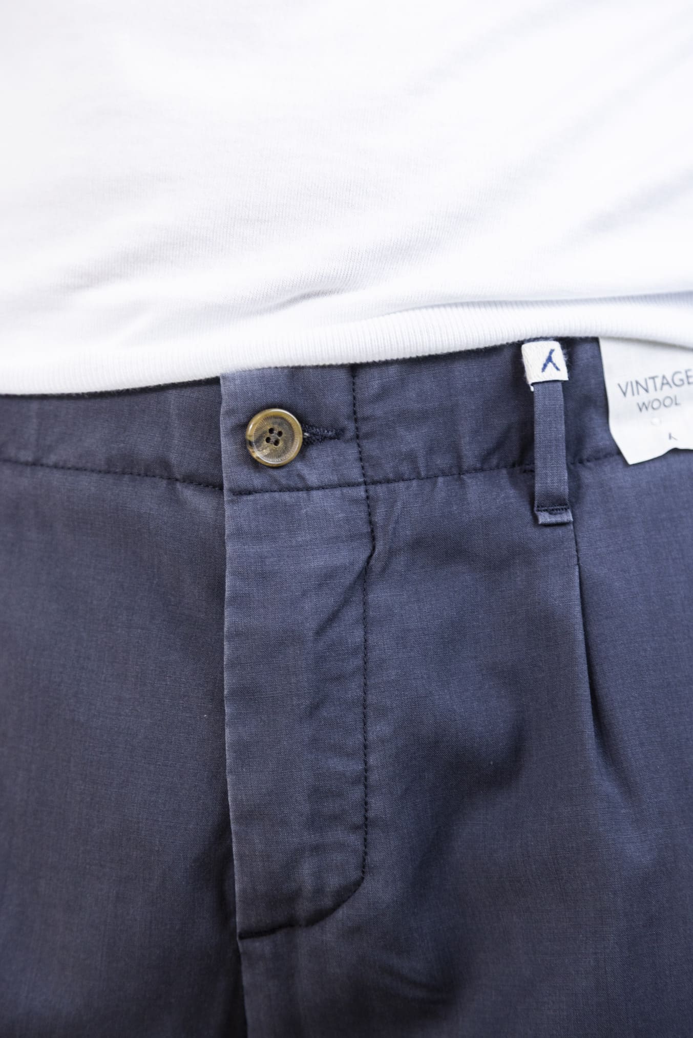 MYTHS Pantaloni Fresco Lana con Pinces Nero