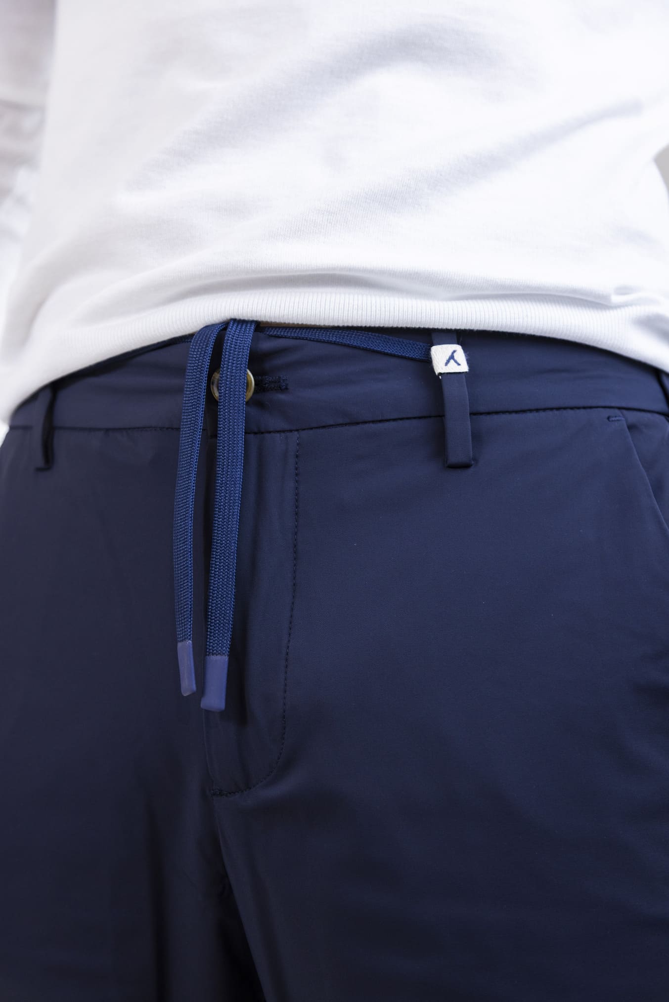 MYTHS Pantaloni Active Tech Coulisse Removibile Blu