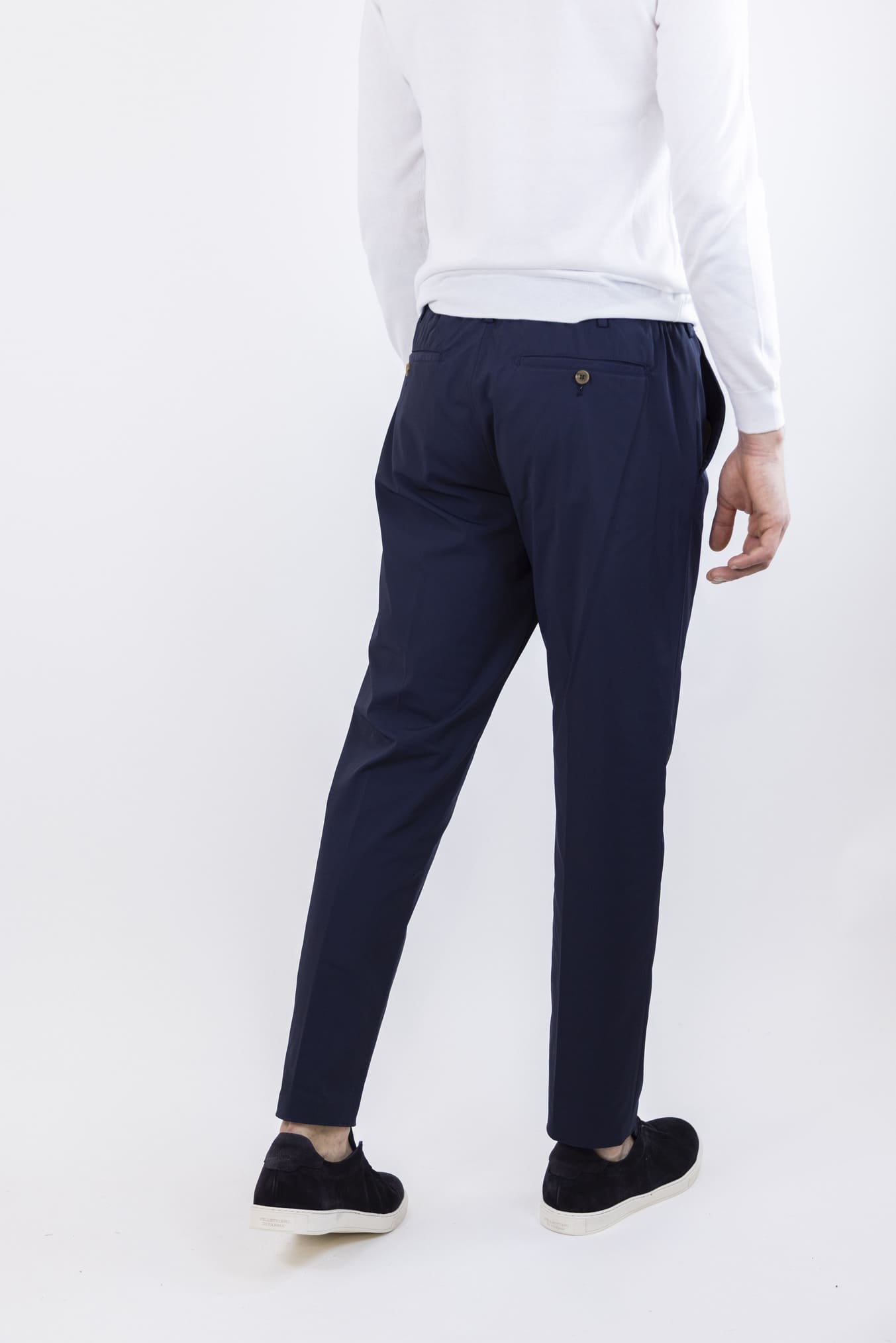 MYTHS Pantaloni Active Tech Coulisse Removibile Blu